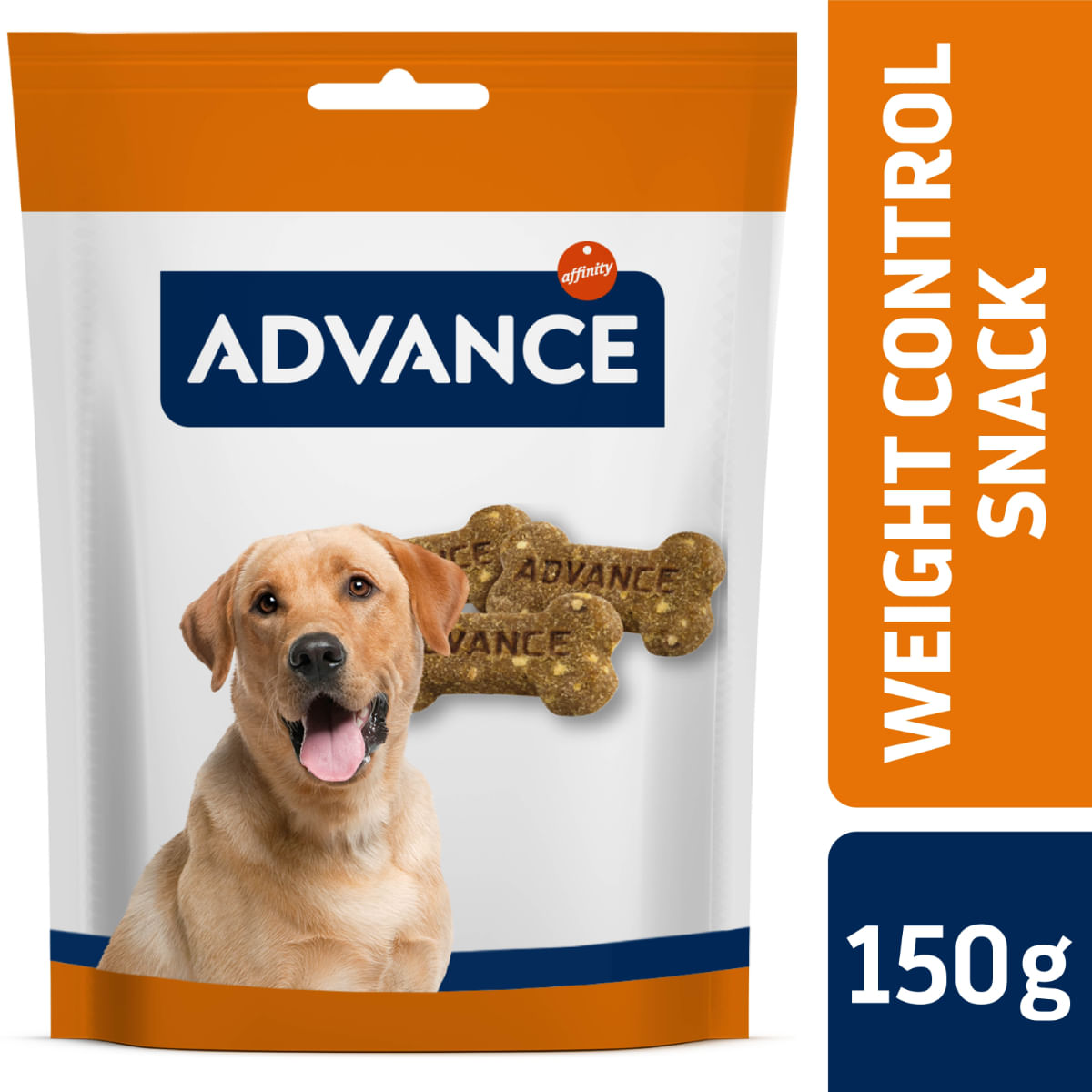 ADVANCE Weigth Control Snack, XS-XL, punguță recompense câini, obezitate, 150g