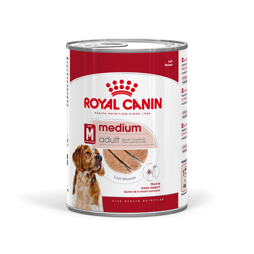 ROYAL CANIN Medium Adult hrană umedă câini (pate), 410g