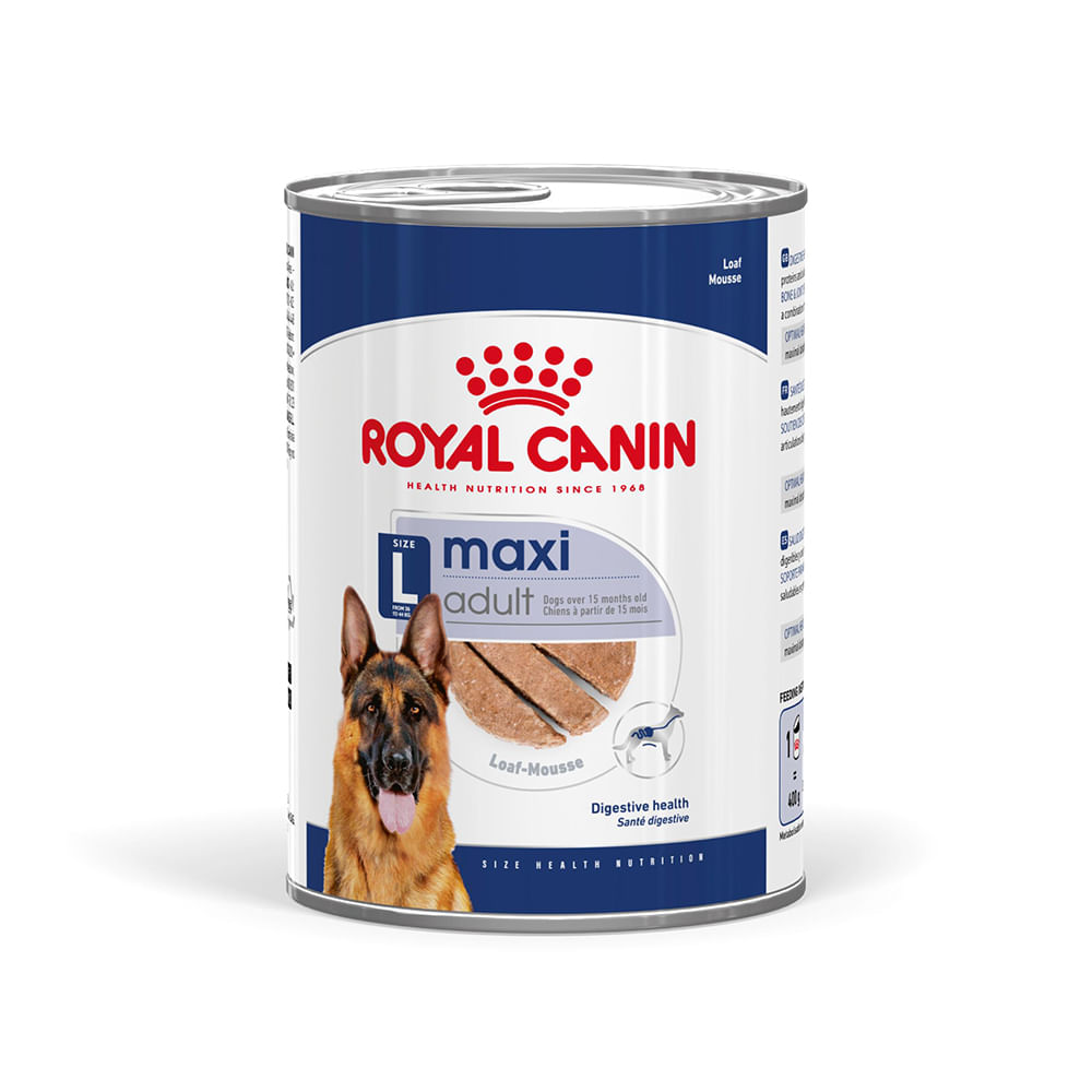 ROYAL CANIN Maxi Adult hrană umedă câini (pate), 410g - 1 | YEO