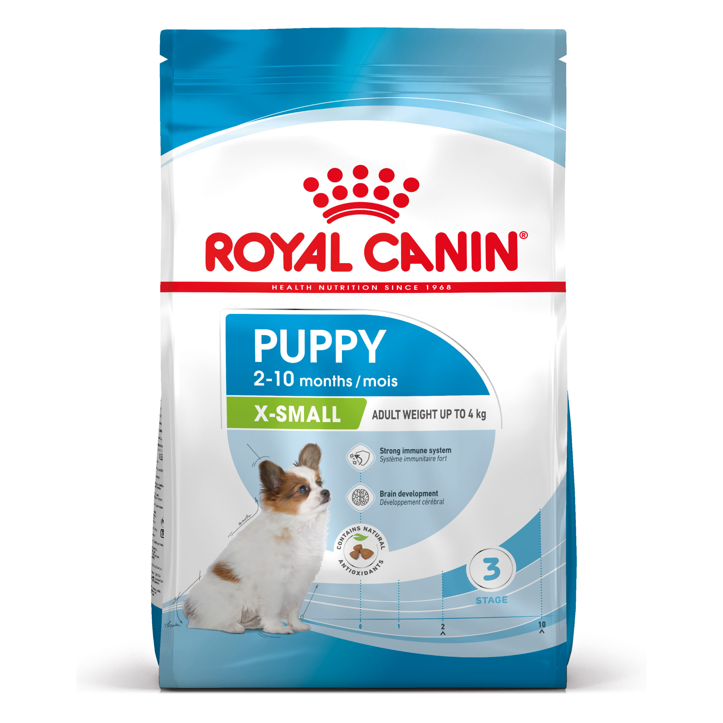 ROYAL CANIN X-Small Puppy, hrană uscată câini junior, 500g - 2 | YEO