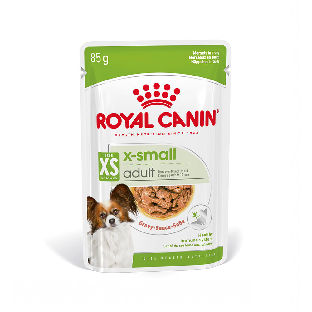 ROYAL CANIN X-Small Adult hrană umedă câini (în sos), 85g