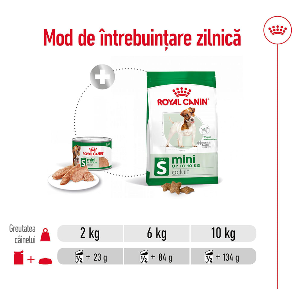ROYAL CANIN Mini Adult hrană umedă câini (pate), bax, 195g x 12buc