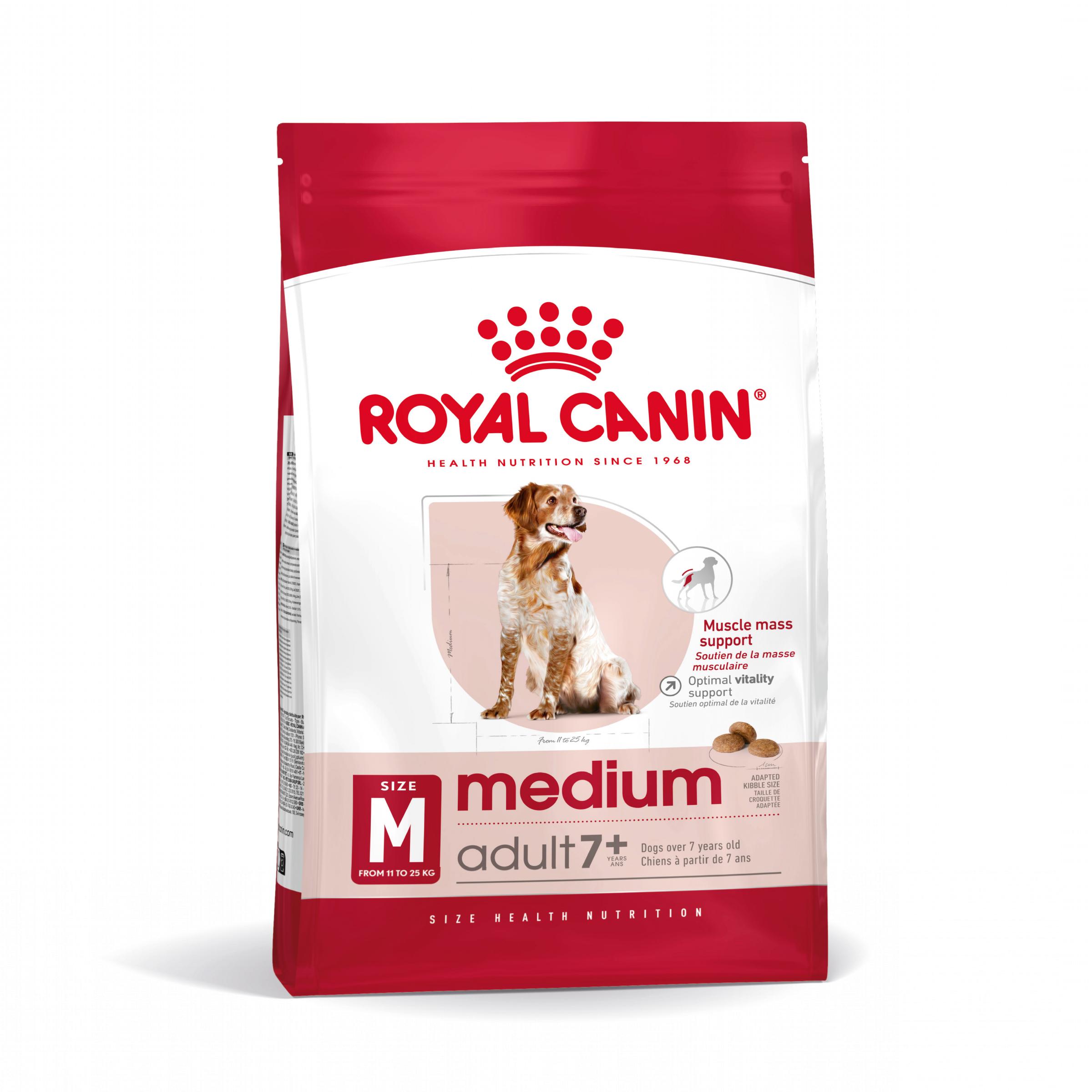 ROYAL CANIN Medium Adult 7+, hrană uscată câini senior, 4kg