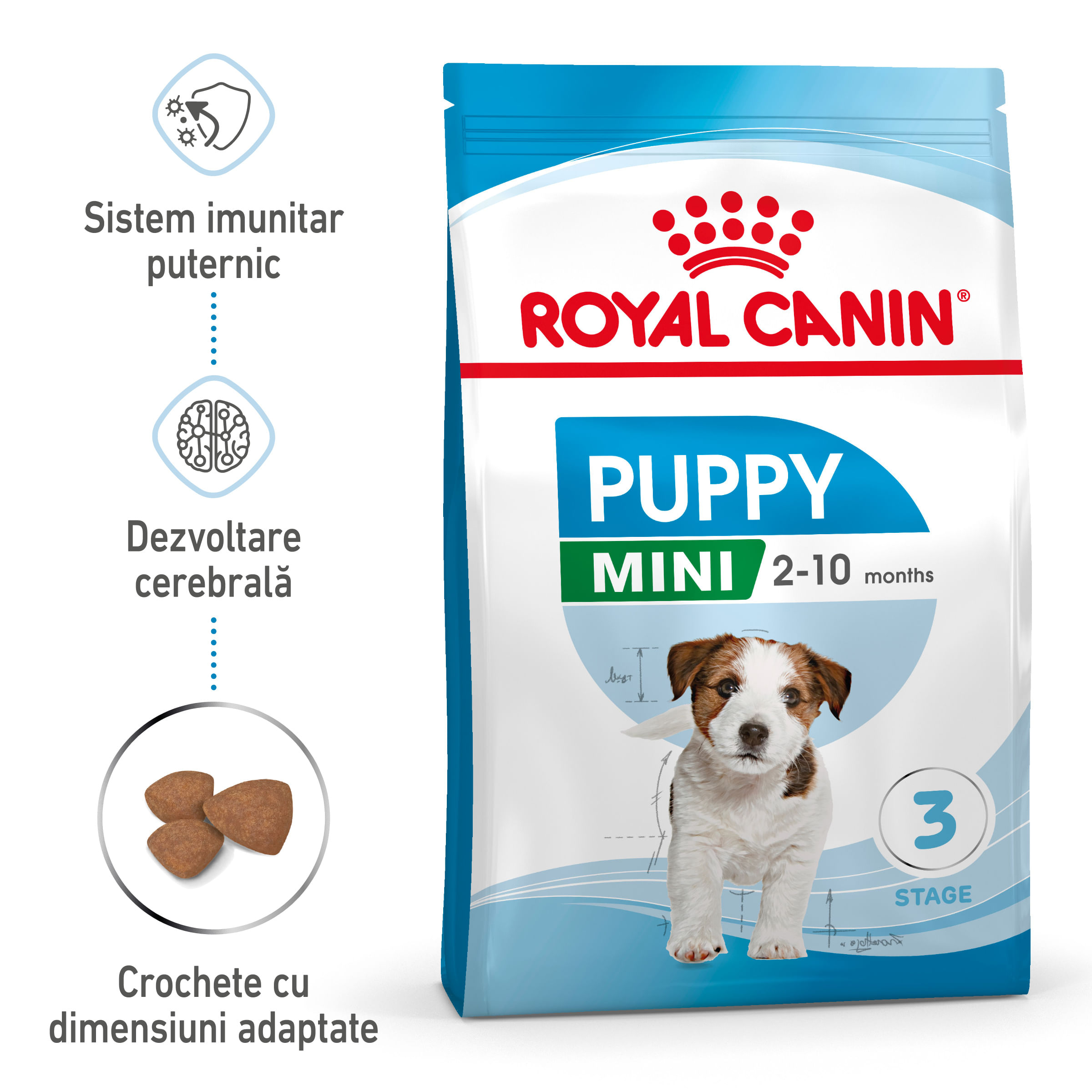 ROYAL CANIN Mini Puppy, hrană uscată câini junior, 800g