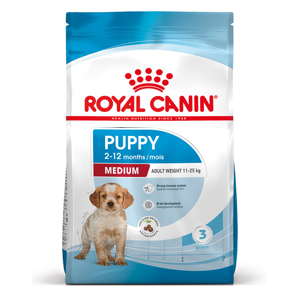 ROYAL CANIN Medium Puppy, hrană uscată câini junior, 1kg - 2 | YEO