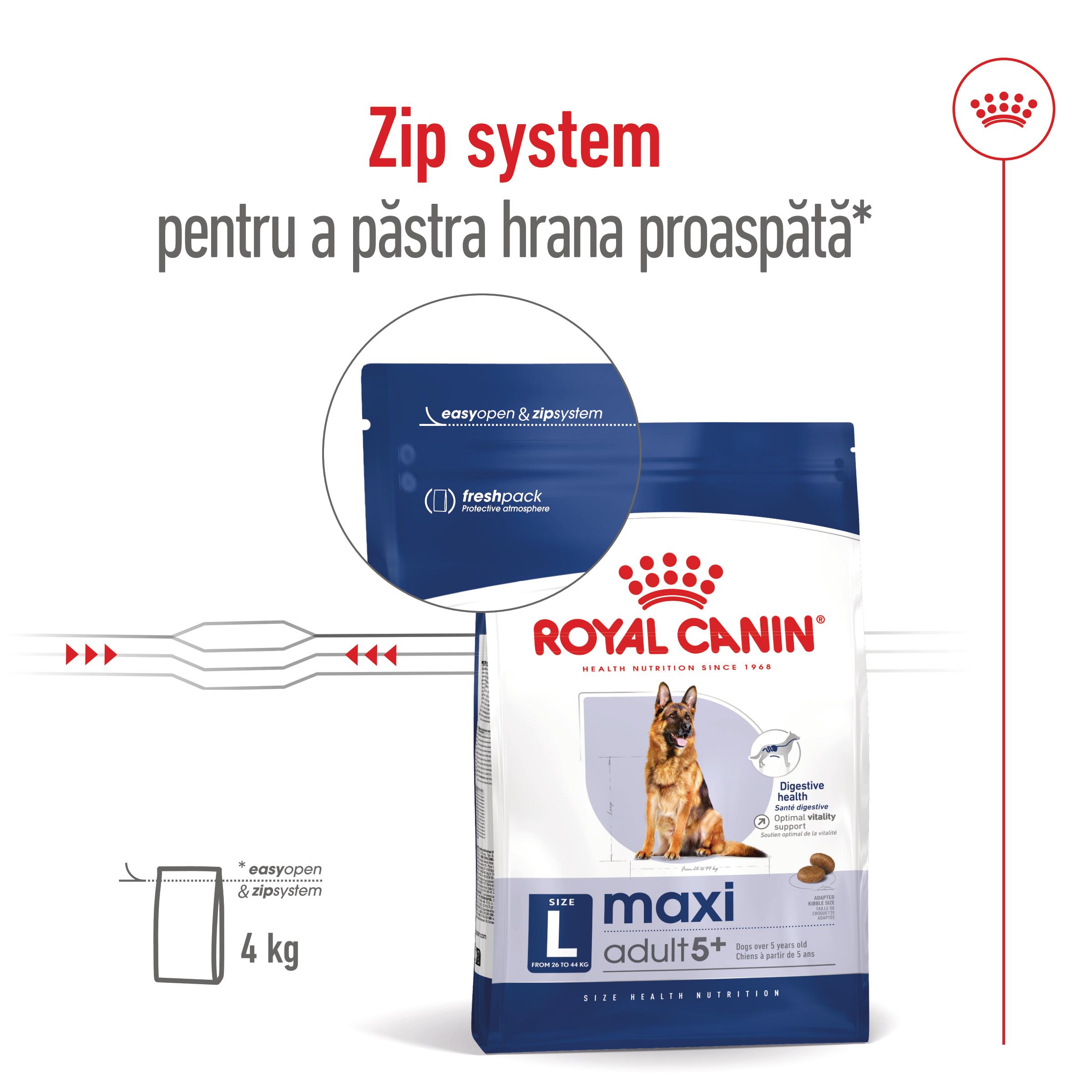 ROYAL CANIN Maxi Adult 5+, hrană uscată câini, 4kg