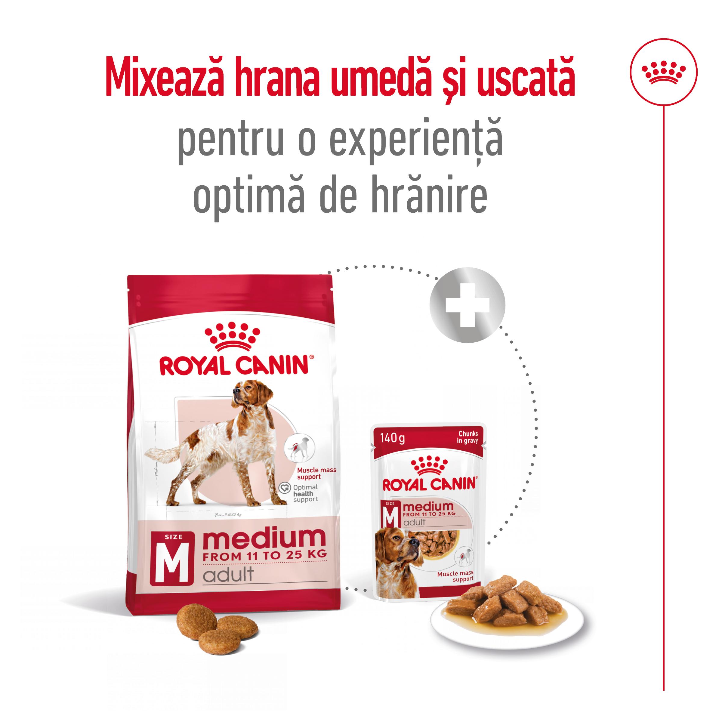 ROYAL CANIN Medium Adult, hrană uscată câini, 15kg