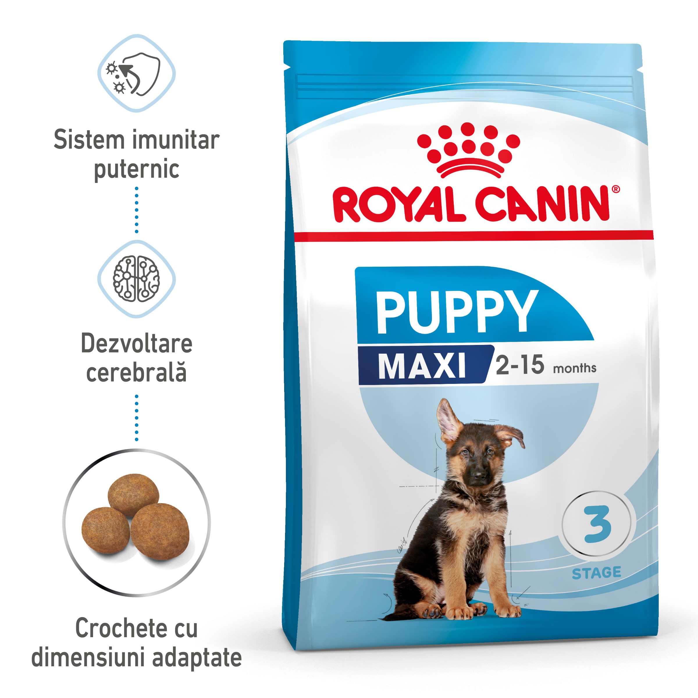 ROYAL CANIN Maxi Puppy, hrană uscată câini junior, 15kg