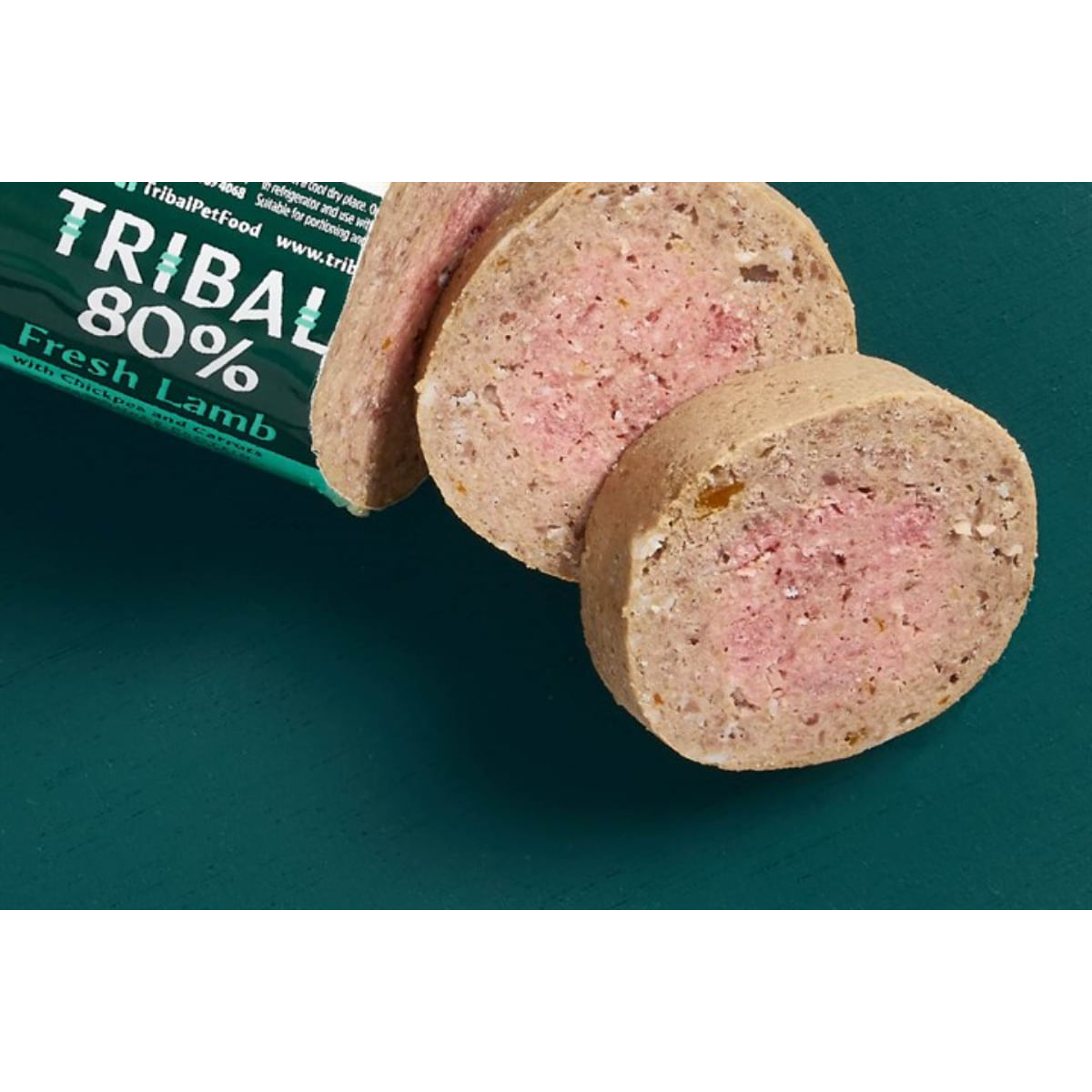 TRIBAL 80% Gourmet Sausage, XS-XL, Miel, salam hrană umedă monoproteică fără cereale câini junior & adult, (pate), 750g - 2 | YEO