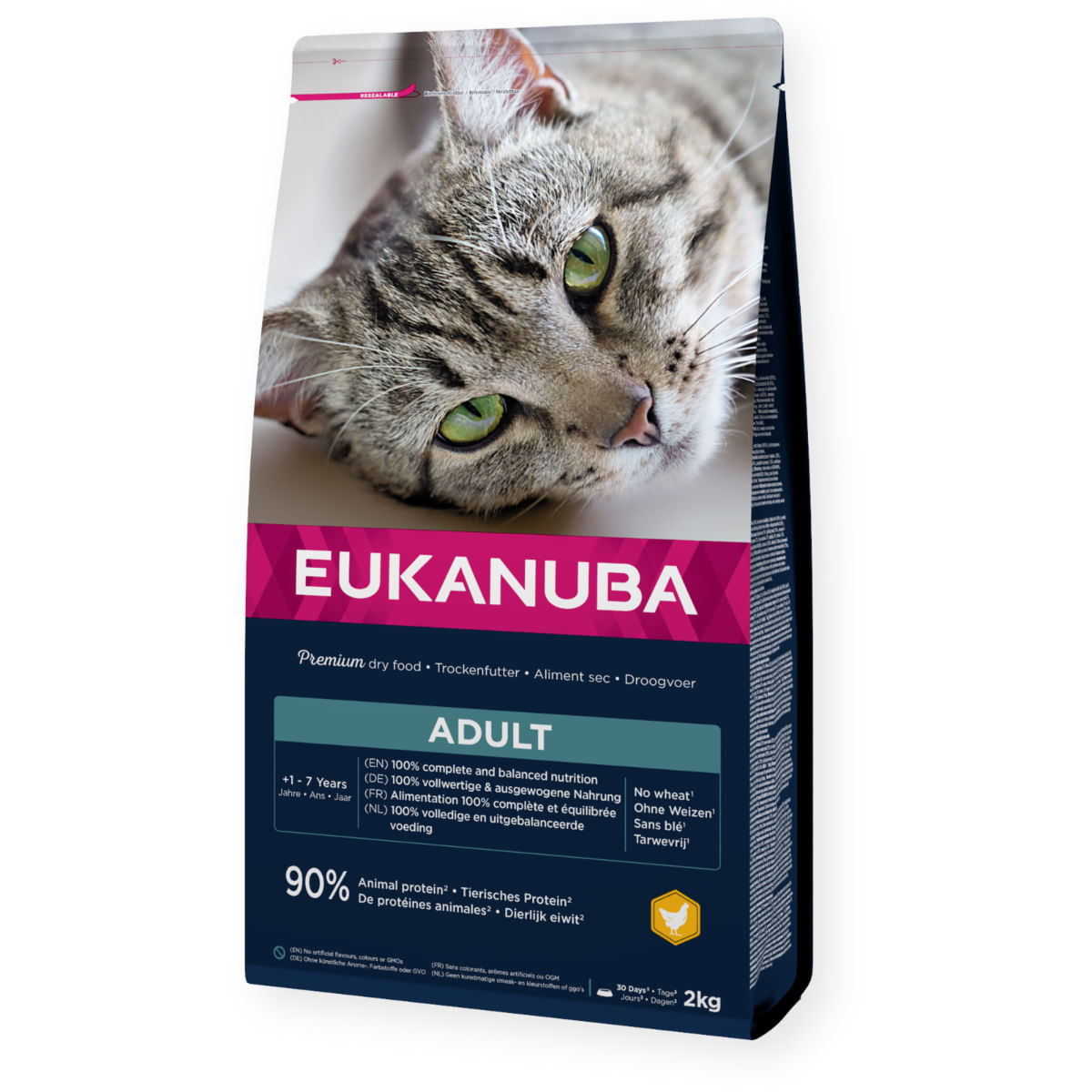 EUKANUBA Adult, Pui, hrană uscată pisici, 10kg - 1 | YEO