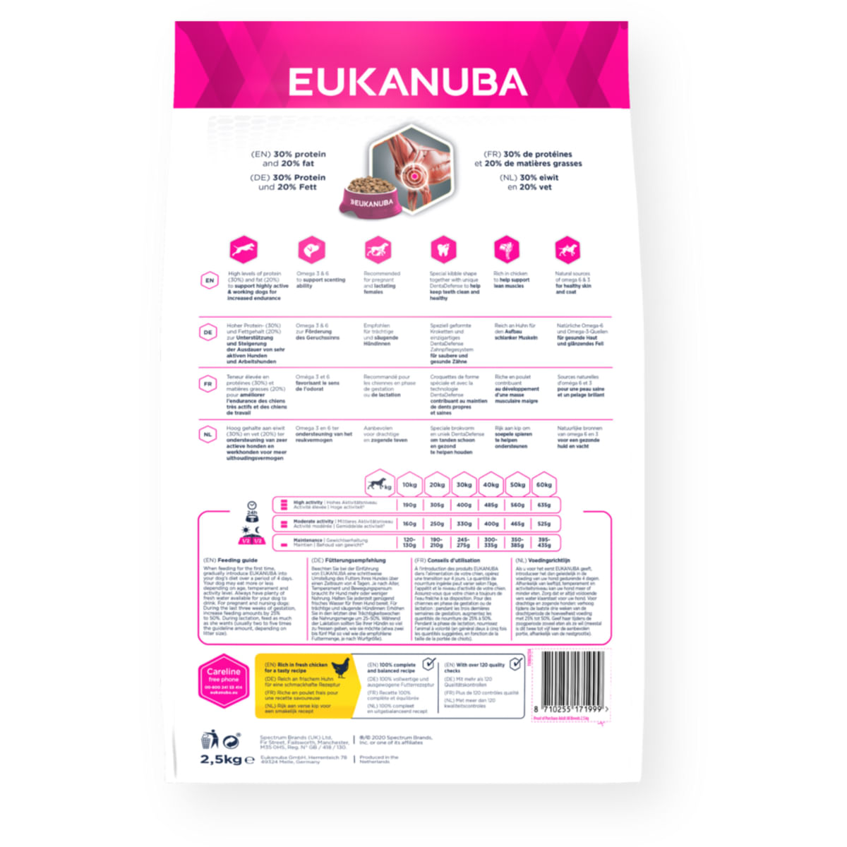 EUKANUBA Daily Care Working & Endurance, S-XL, Pui, hrană uscată câini, activitate intensă, 15kg - 2 | YEO