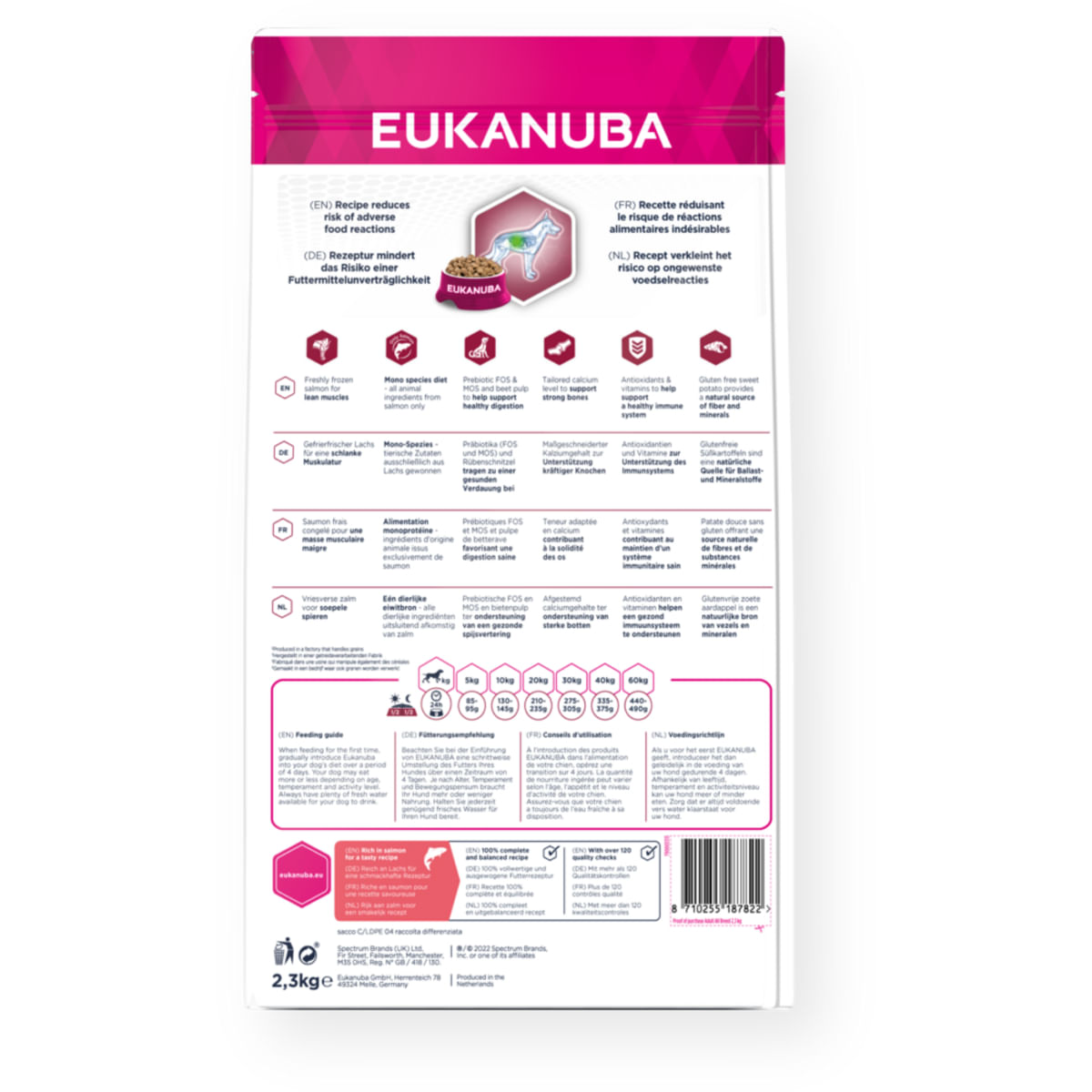 EUKANUBA Daily Care Mono - Protein, XS-XL, Somon, hrană uscată monoproteică fără cereale câini, 12kg - 2 | YEO