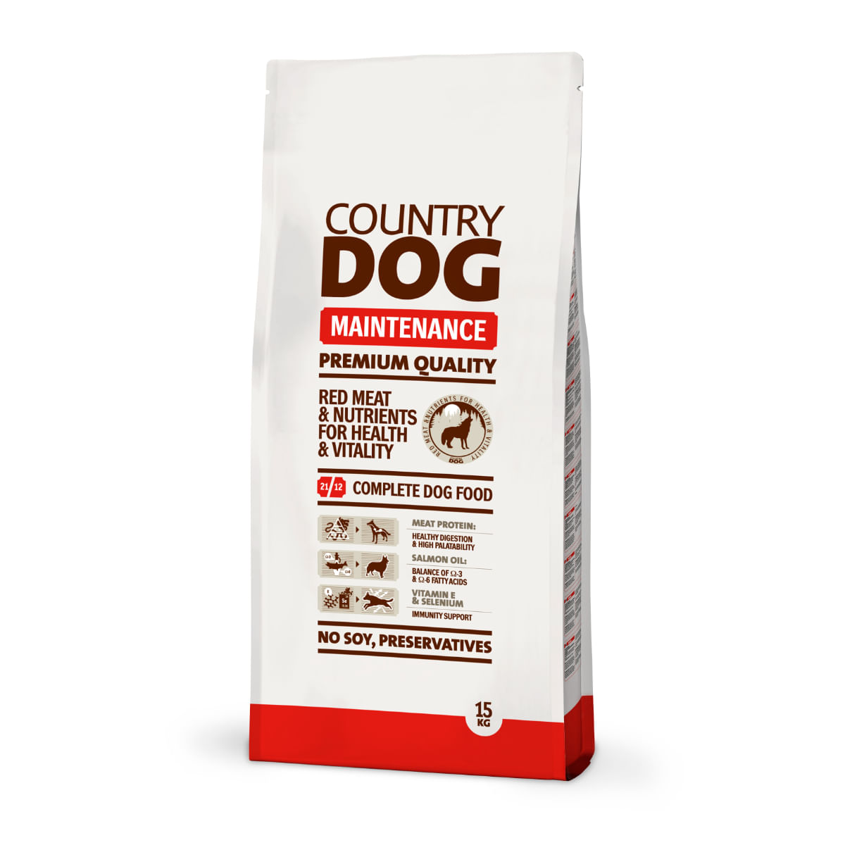 COUNTRY DOG FOOD Maintenance , XS-XL, Pui, hrană uscată câini, 15kg