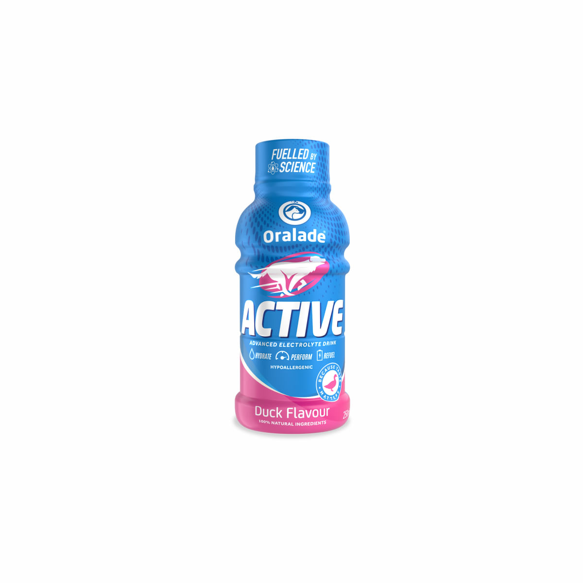 ORALADE Active, Rață, dietă veterinară, flacon hrană lichidă câini, activitate intensă, (topping), 250ml