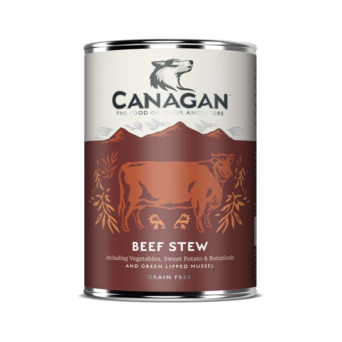 CANAGAN Beef Stew, XS-XL, Vită, conservă hrană umedă fără cereale câini junior & adult, (în supă), 400g