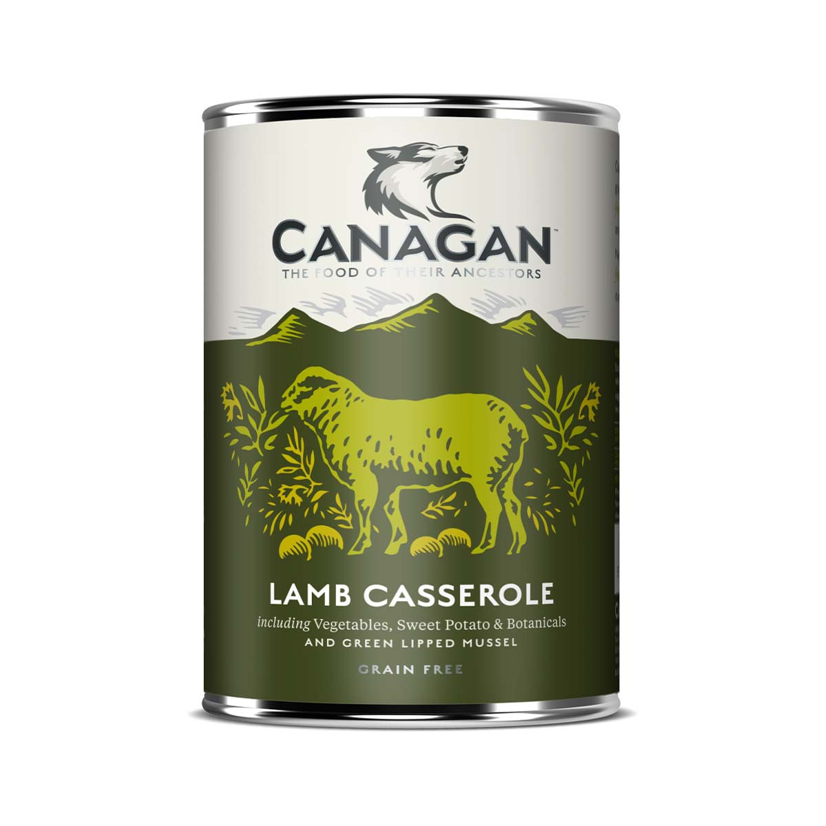 CANAGAN Lamb Casserole, XS-XL, Miel, conservă hrană umedă fără cereale câini junior & adult, (în supă), 400g