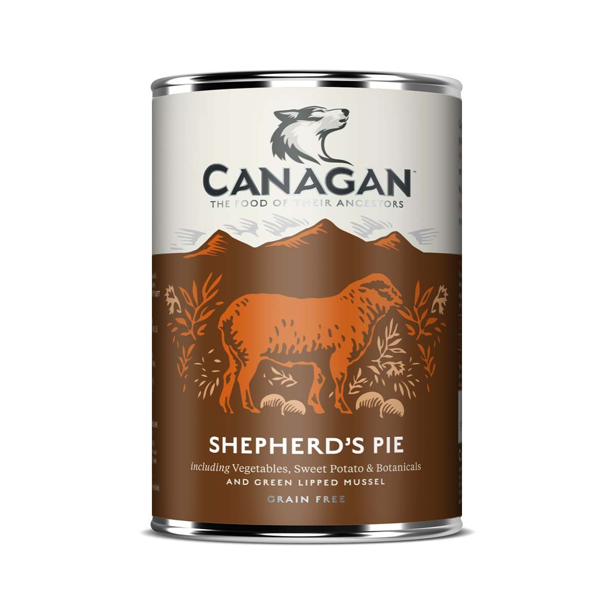 CANAGAN Shepherds Pie, XS-XL, Miel, conservă hrană umedă fără cereale câini junior & adult, (în supă), 400g