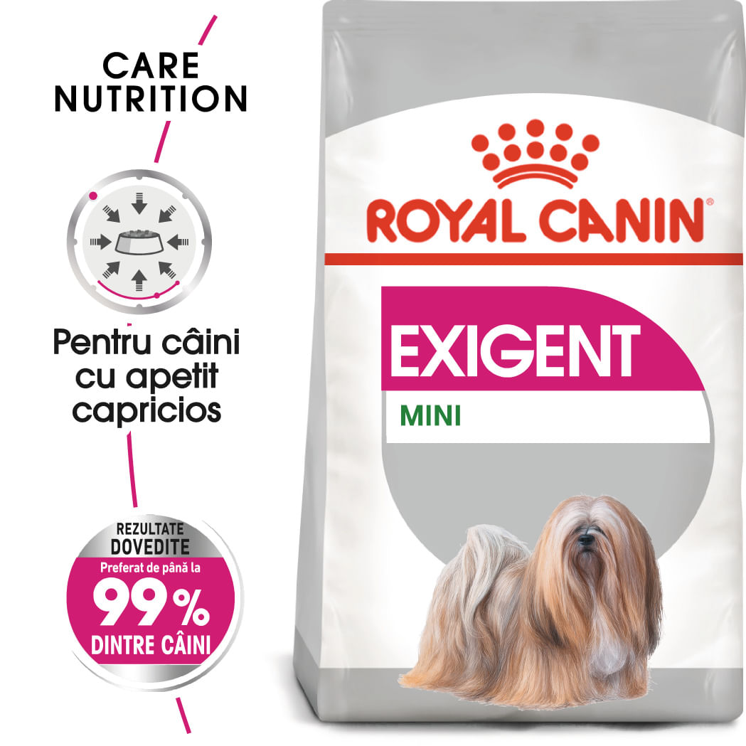 ROYAL CANIN Mini Exigent, hrană uscată câini, apetit capricios, 1kg