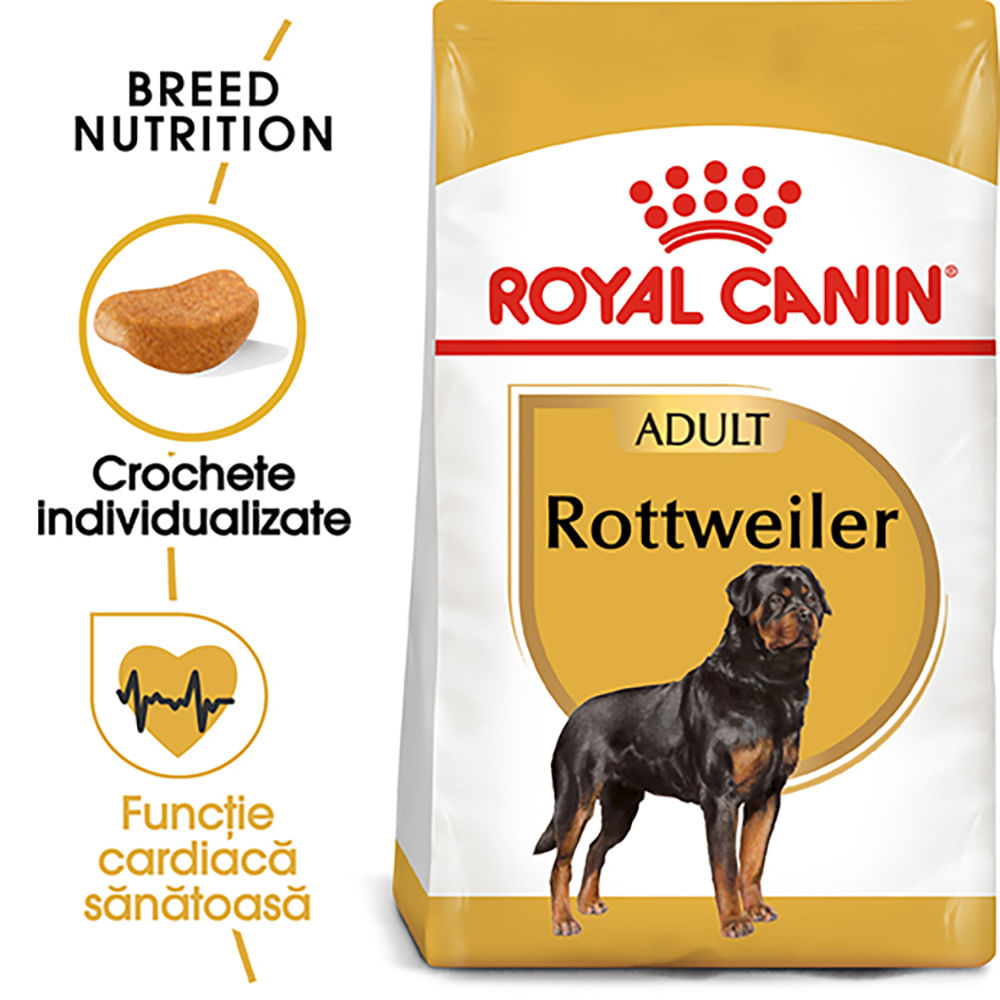 ROYAL CANIN Rottweiller Adult, hrană uscată câini, 3kg