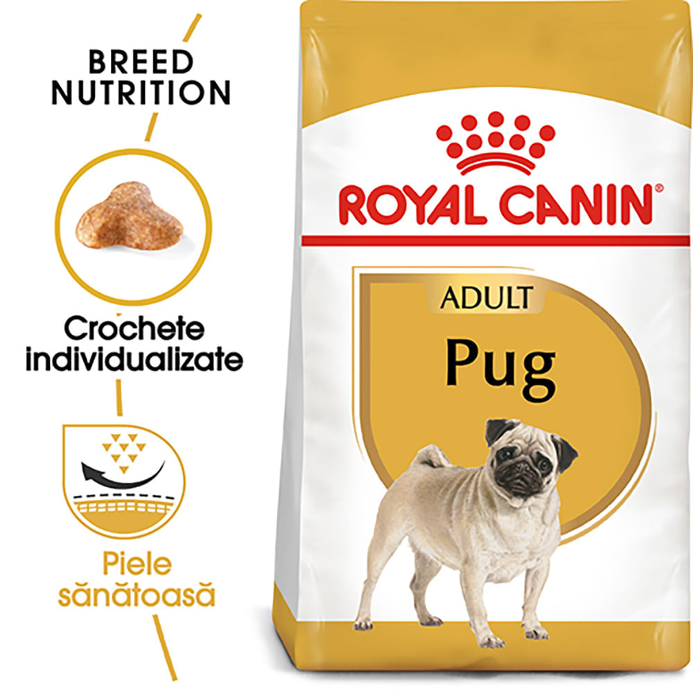 ROYAL CANIN Pug Adult, hrană uscată câini, 1.5kg