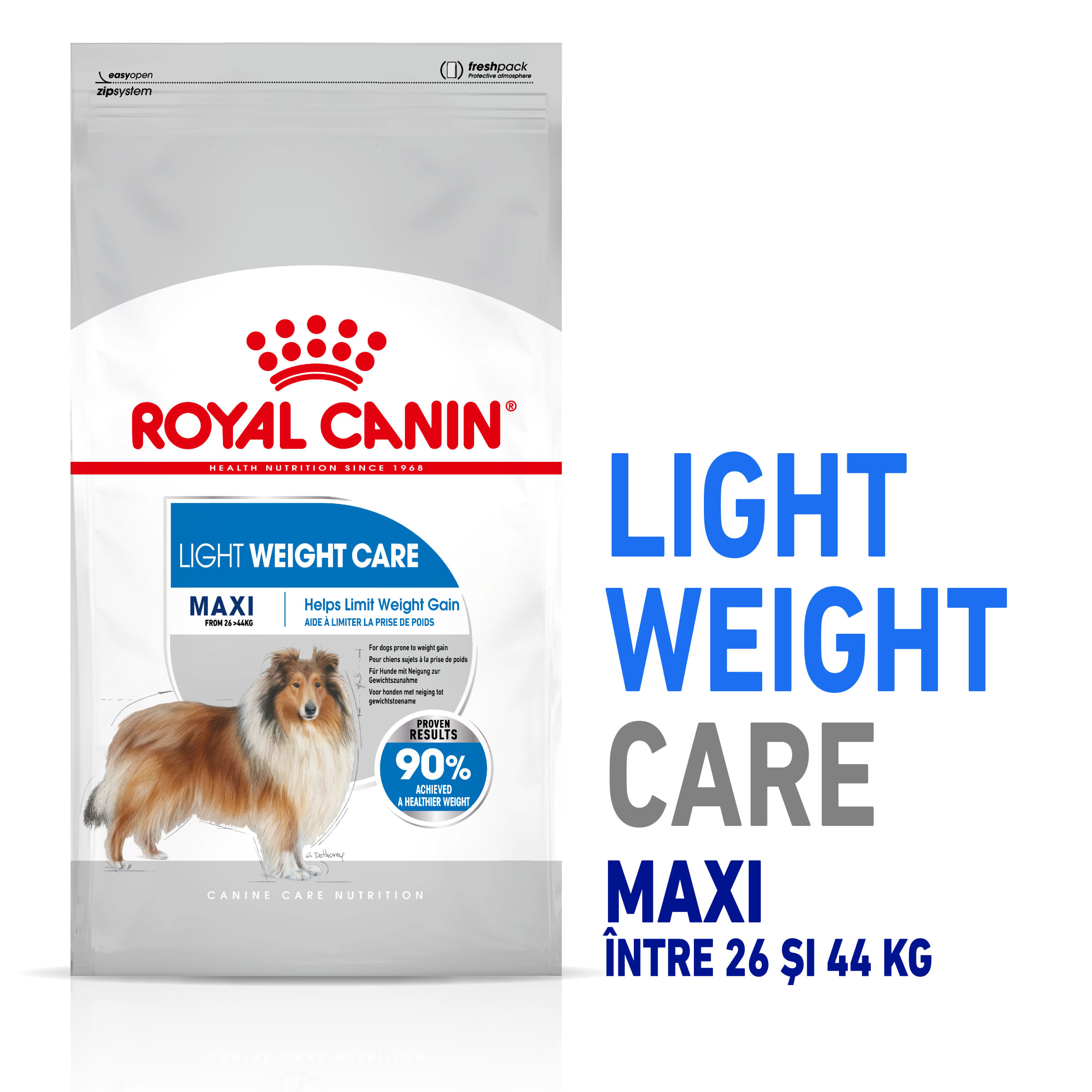 ROYAL CANIN Maxi Light Weight Care, hrană uscată câini, limitarea creșterii în greutate, 12kg