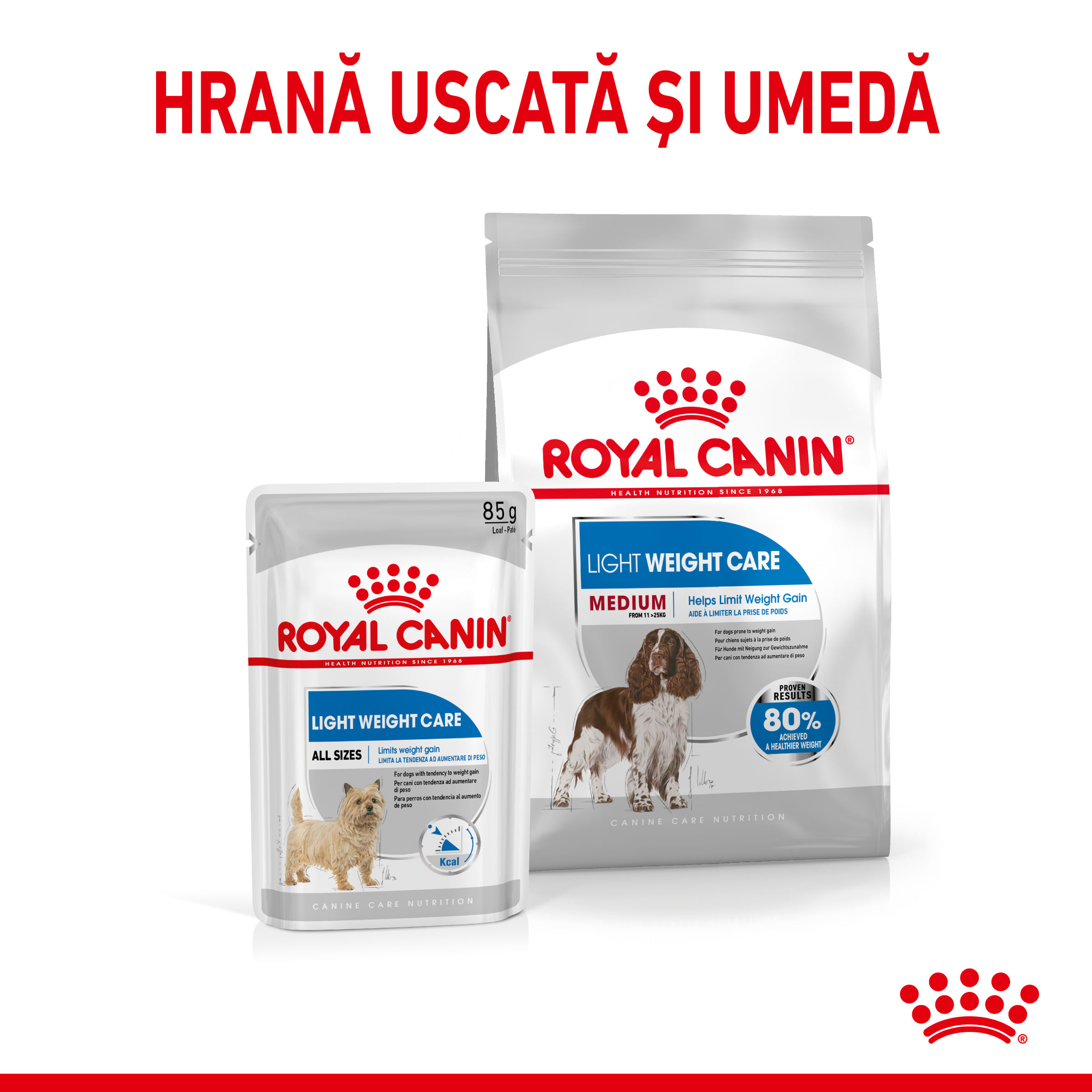 ROYAL CANIN Medium Light Weight Care Adult, hrană uscată câini, limitarea creșterii în greutate, 3kg