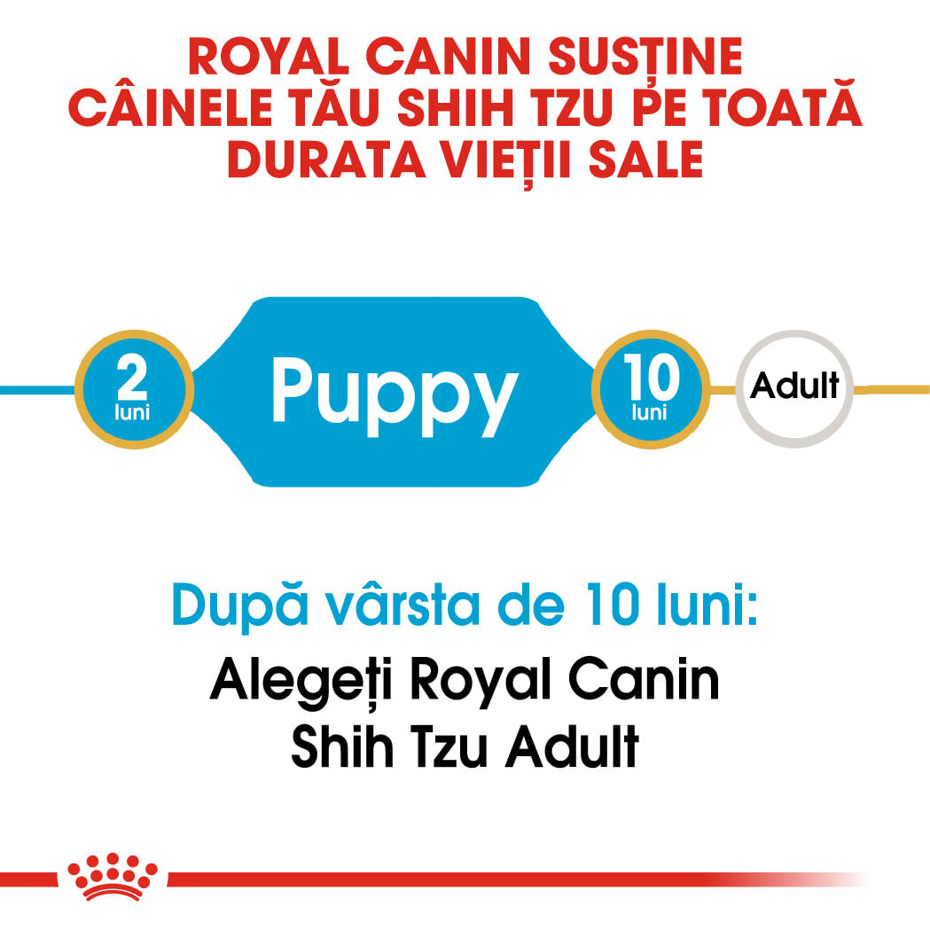 ROYAL CANIN Shih Tzu Puppy, hrană uscată câini junior, 1.5kg