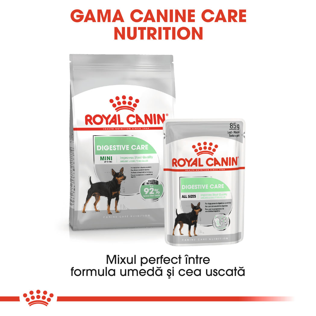 ROYAL CANIN Mini Digestive Care, hrană uscată câini, confort digestiv, 1kg