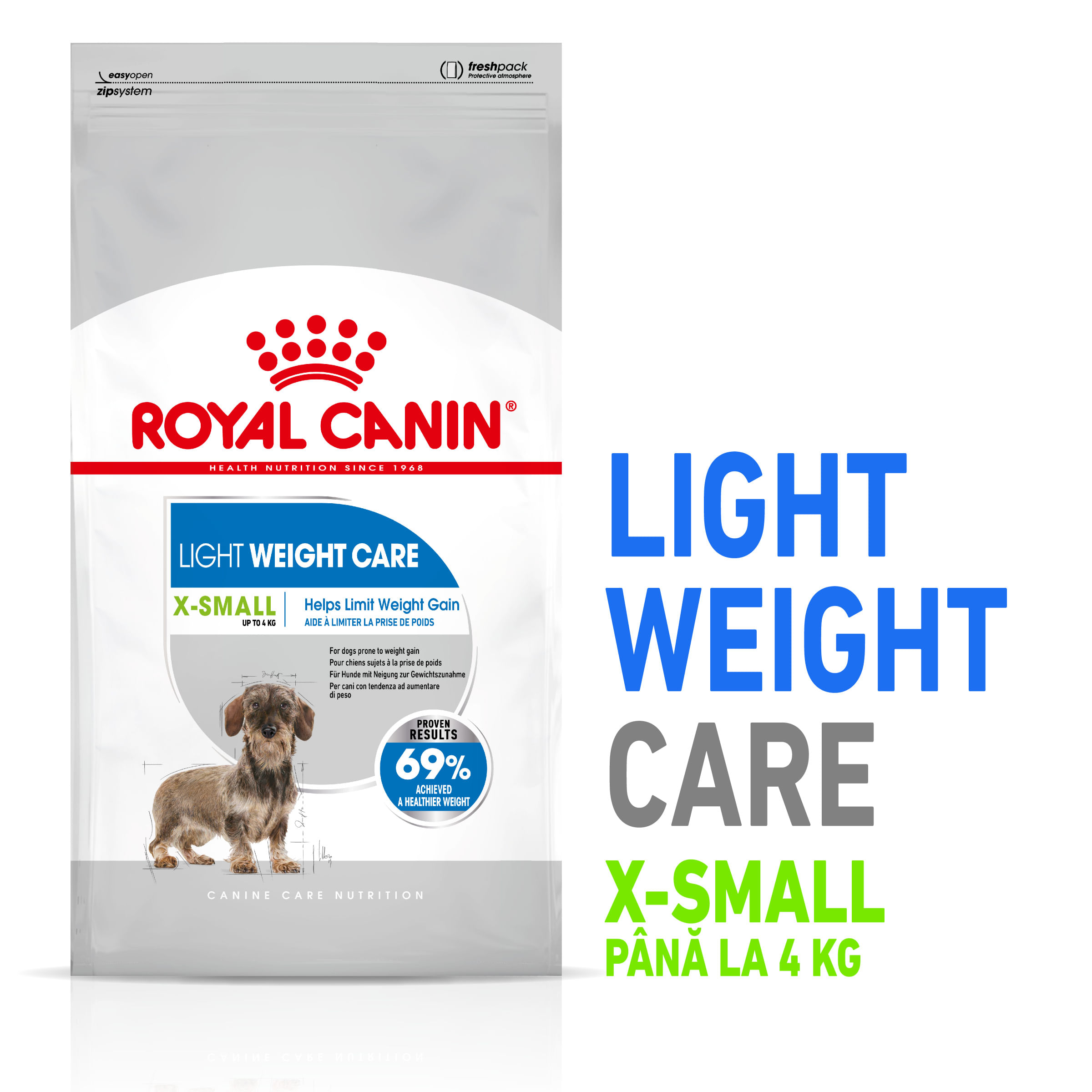 ROYAL CANIN X-Small Light Weight Care Adult, hrană uscată câini, limitarea creșterii în greutate, 500g - 1 | YEO