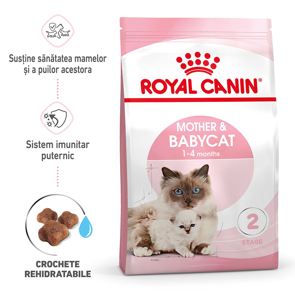 ROYAL CANIN Mother & BabyCat, hrană uscată pisici, mama și puiul, 400g