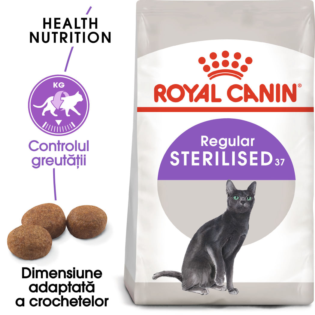 ROYAL CANIN Sterilised Adult, hrană uscată pisici sterilizate, 400g