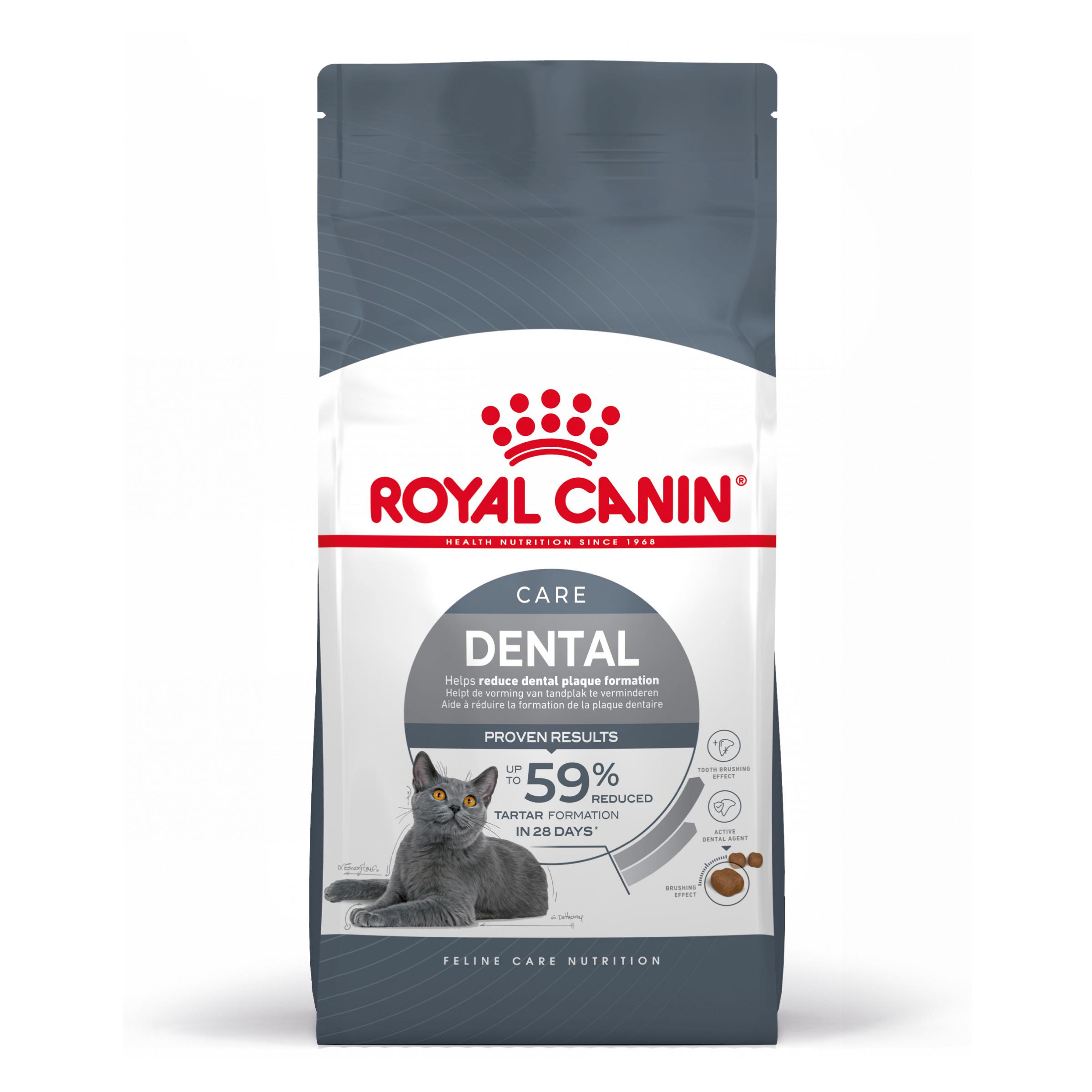 ROYAL CANIN Dental Care Adult, hrană uscată pisici, reducerea formării tartrului, 400g - 2 | YEO