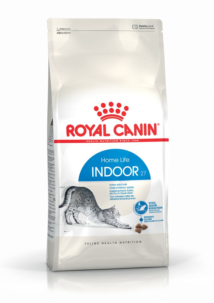 ROYAL CANIN Indoor Adult, hrană uscată pisici, de interior, 400g - 2 | YEO