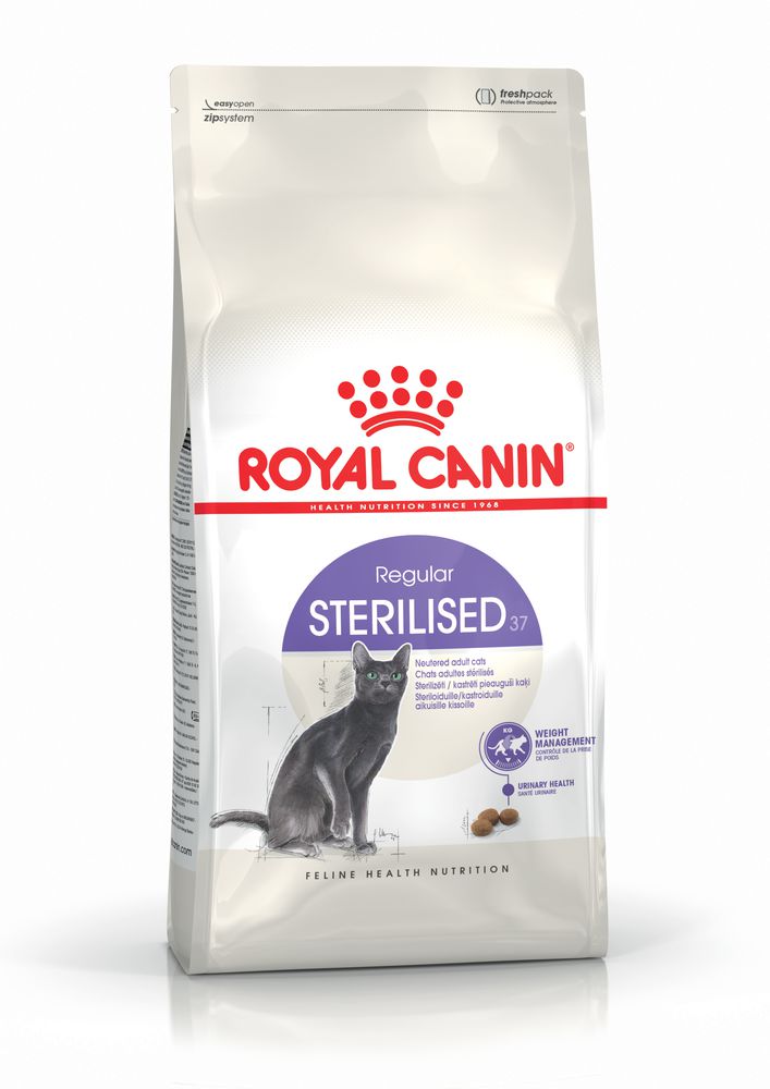 ROYAL CANIN Sterilised Adult, hrană uscată pisici sterilizate, 400g - 2 | YEO