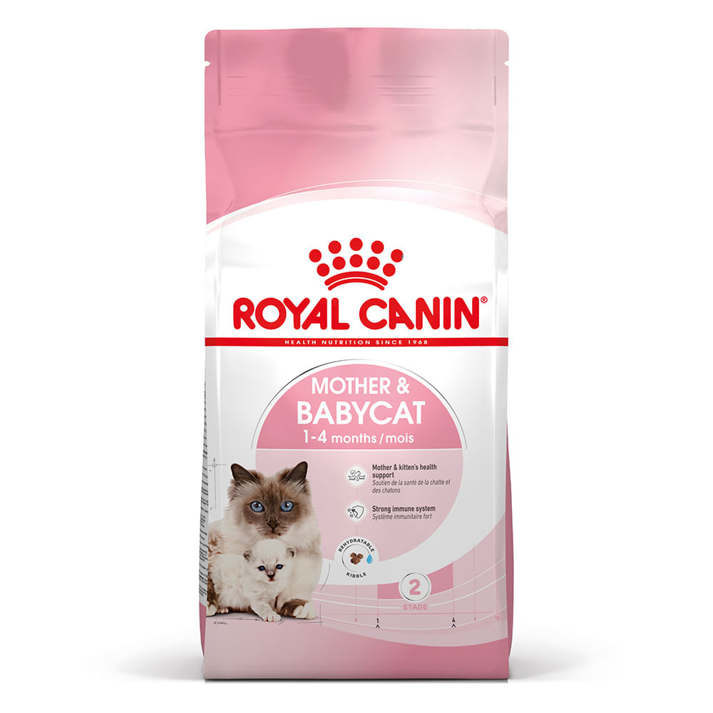 ROYAL CANIN Mother & BabyCat, hrană uscată pisici, mama și puiul, 400g - 2 | YEO