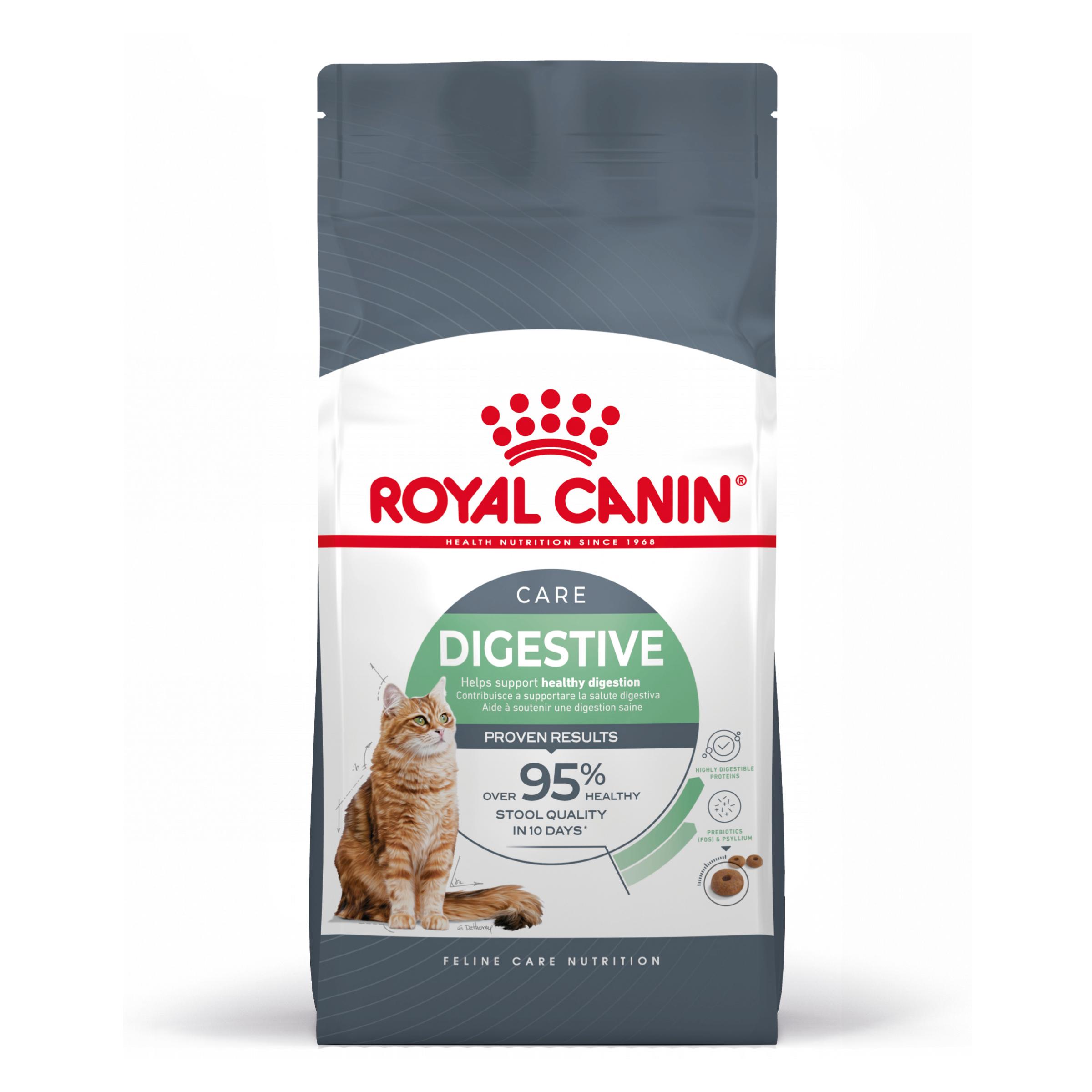 ROYAL CANIN Digestive Care Adult, hrană uscată pisici, confort digestiv, 400g - 2 | YEO