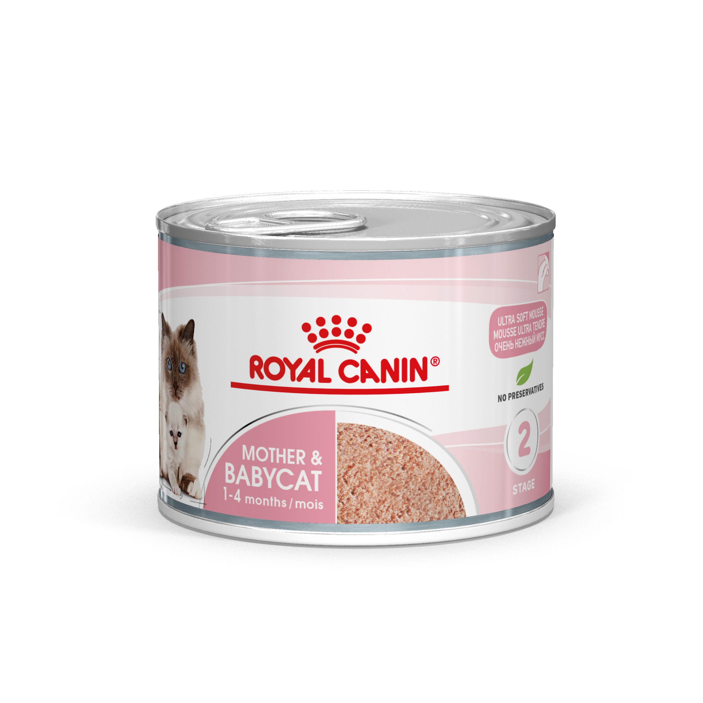 ROYAL CANIN Mother & BabyCat, hrană umedă pisici, mama și puiul, (mousse), 195g - 2 | YEO