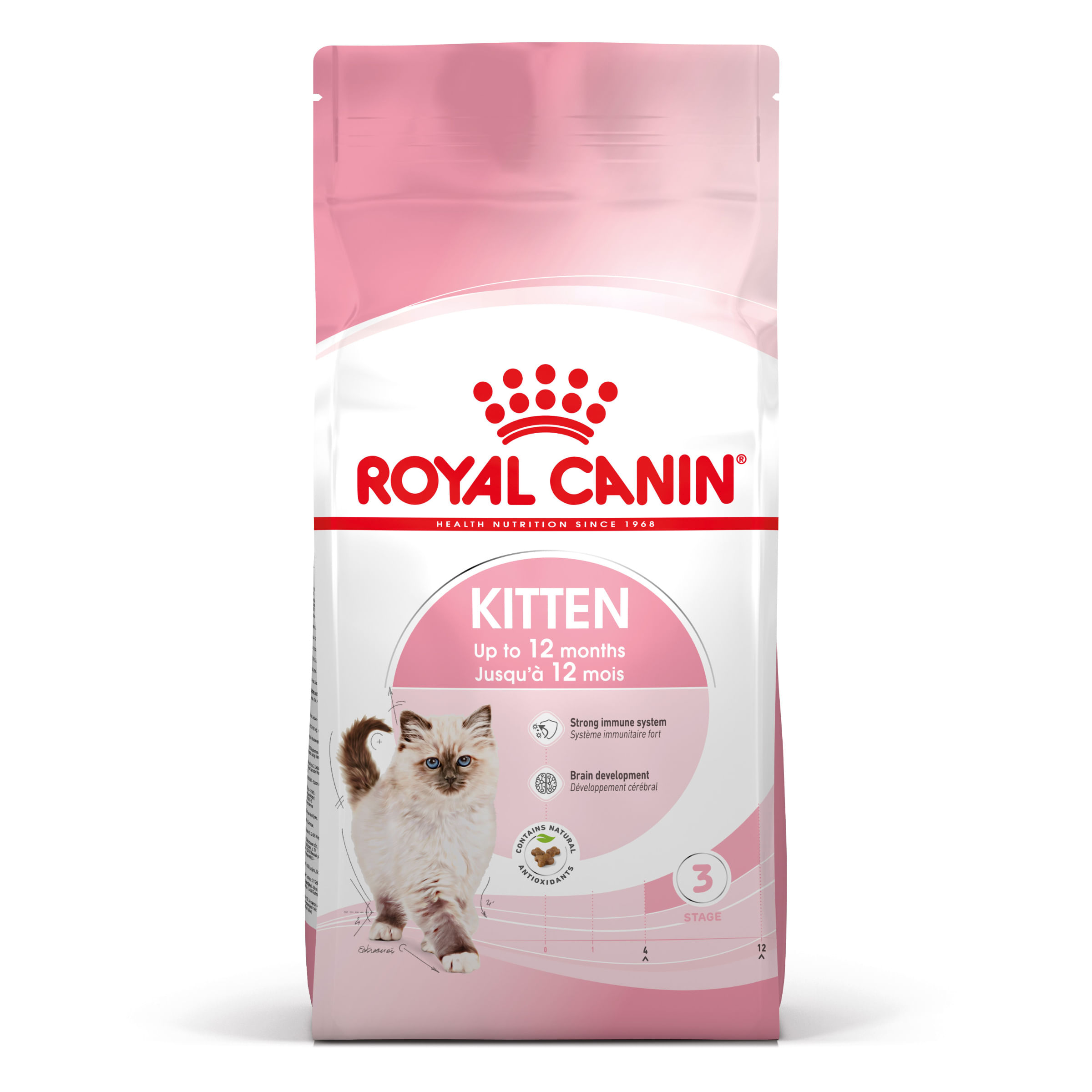 ROYAL CANIN Kitten, hrană uscată pisici junior, 400g - 2 | YEO