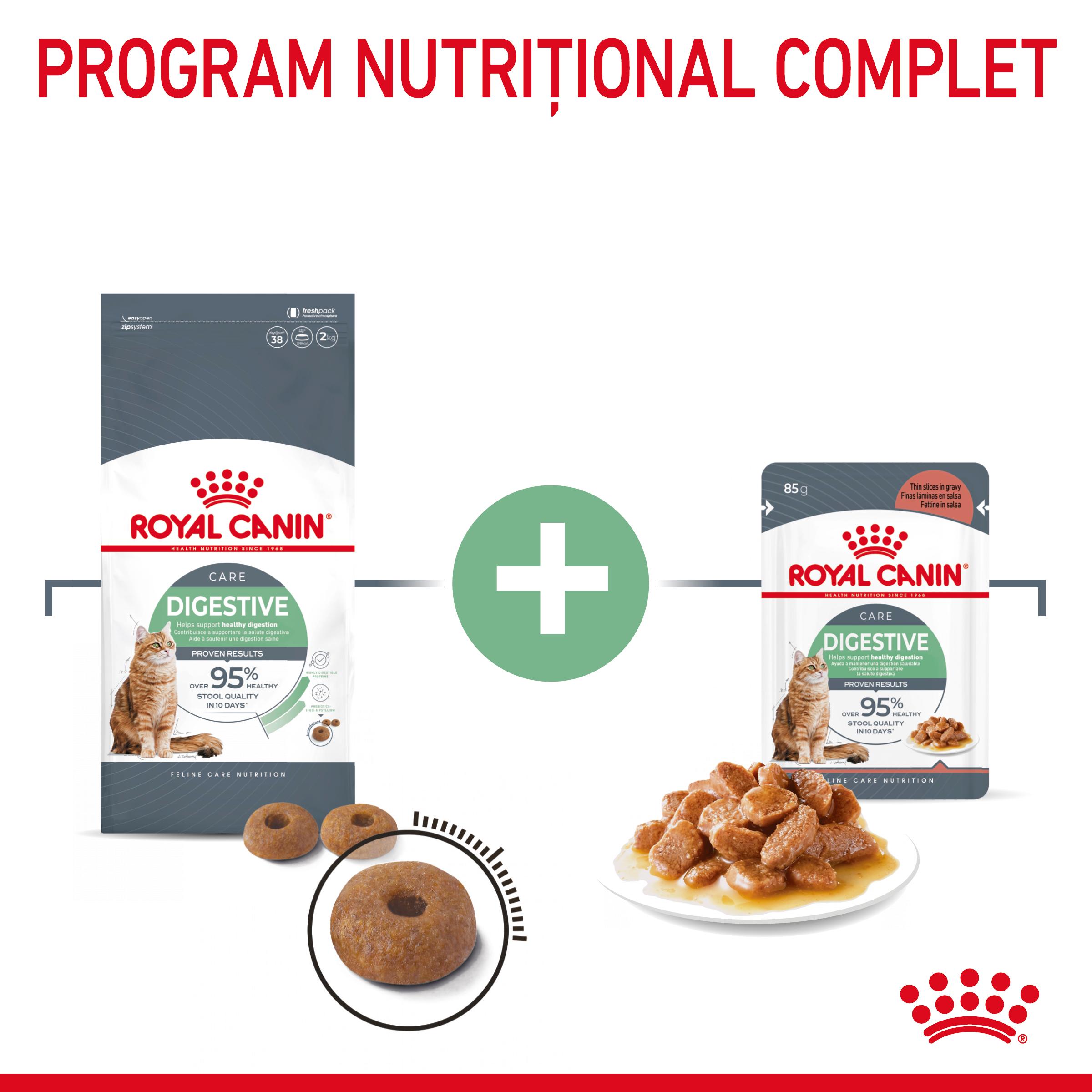 ROYAL CANIN Digestive Care Adult, hrană uscată pisici, confort digestiv, 400g