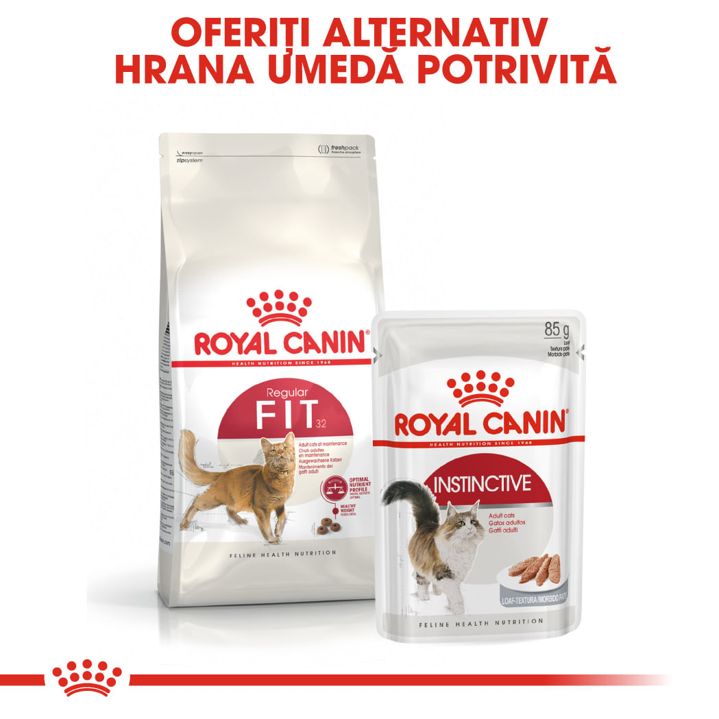 ROYAL CANIN Fit32 Adult, hrană uscată pisici, activitate fizică moderată, 400g