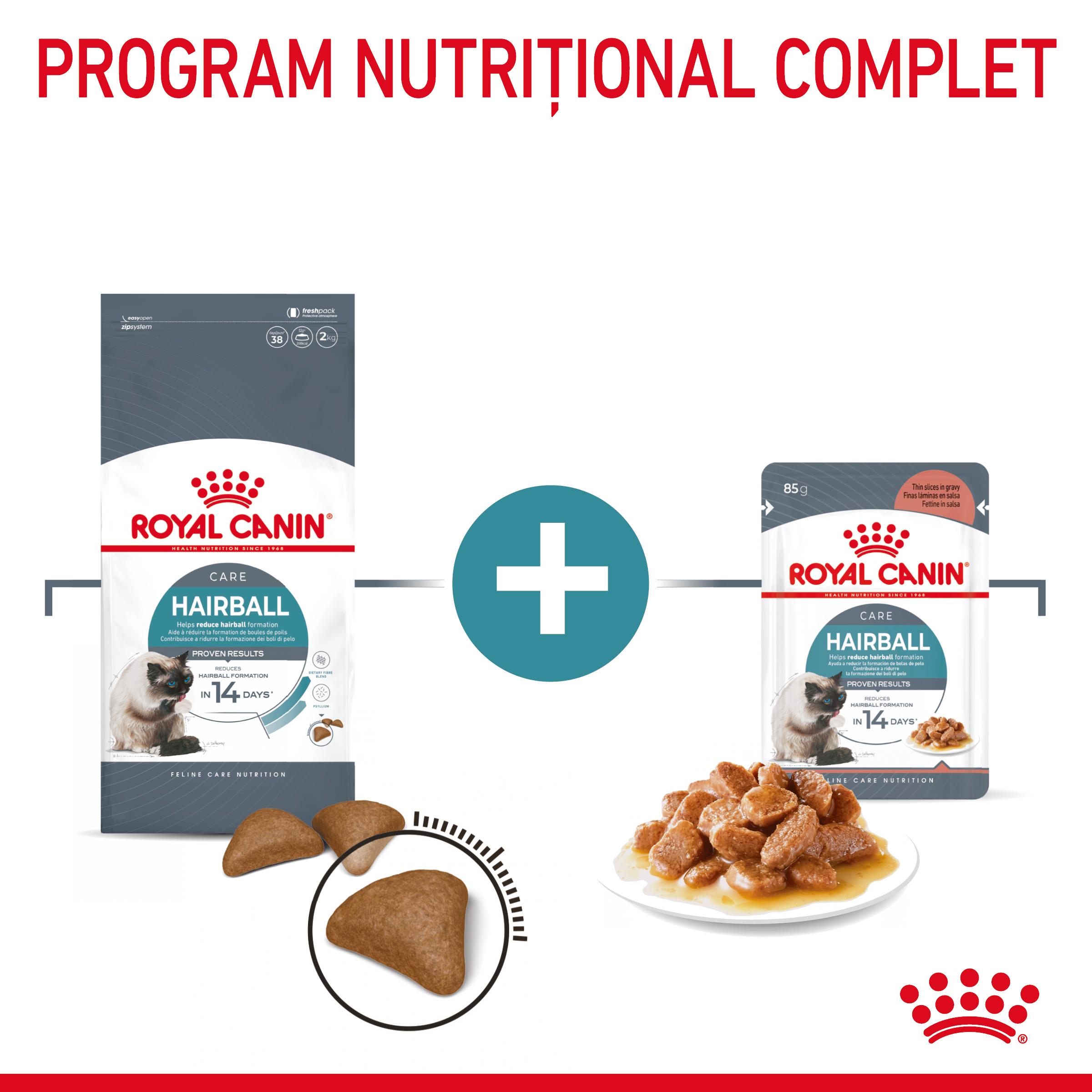 Royal Canin Hairball Care Adult, hrana uscata pisici, limitarea…