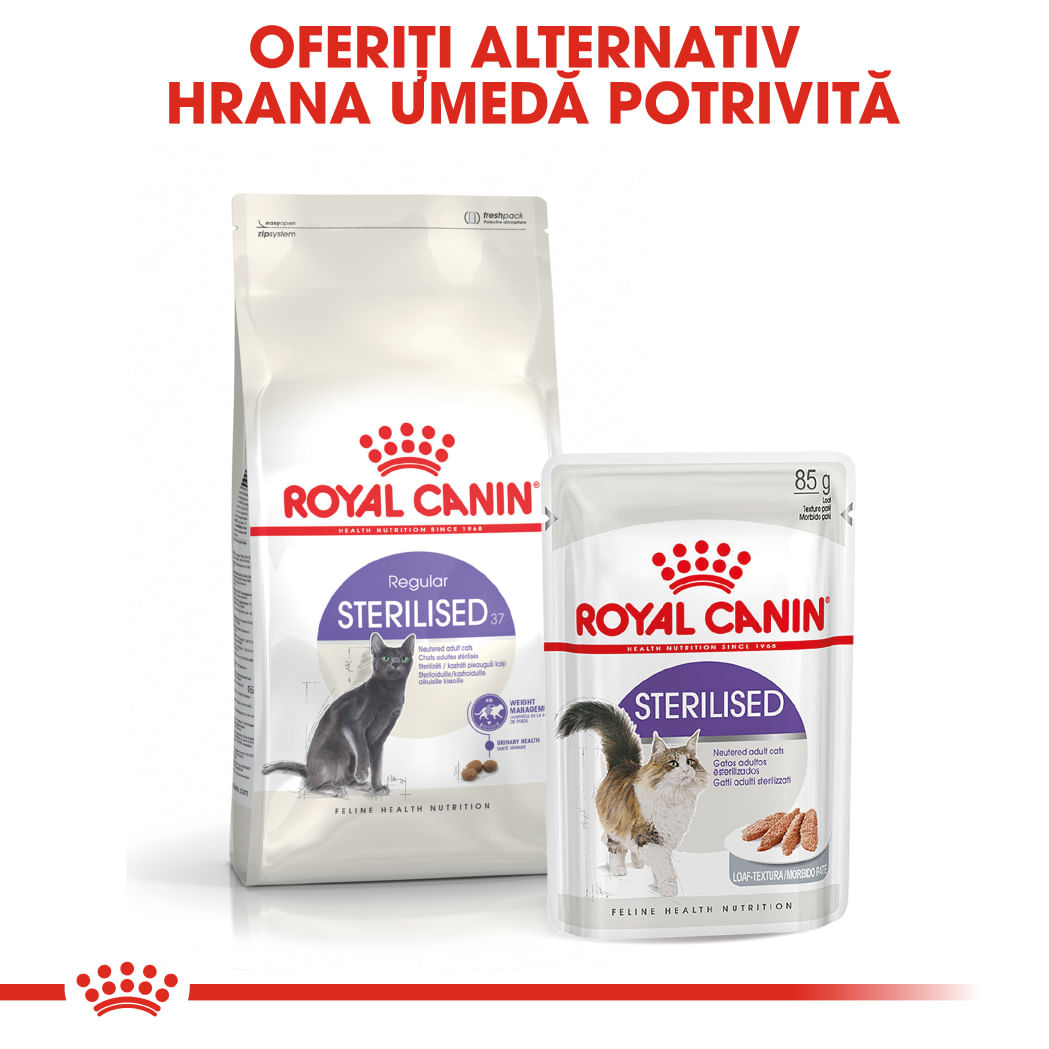 ROYAL CANIN Sterilised Adult, hrană uscată pisici sterilizate, 10kg
