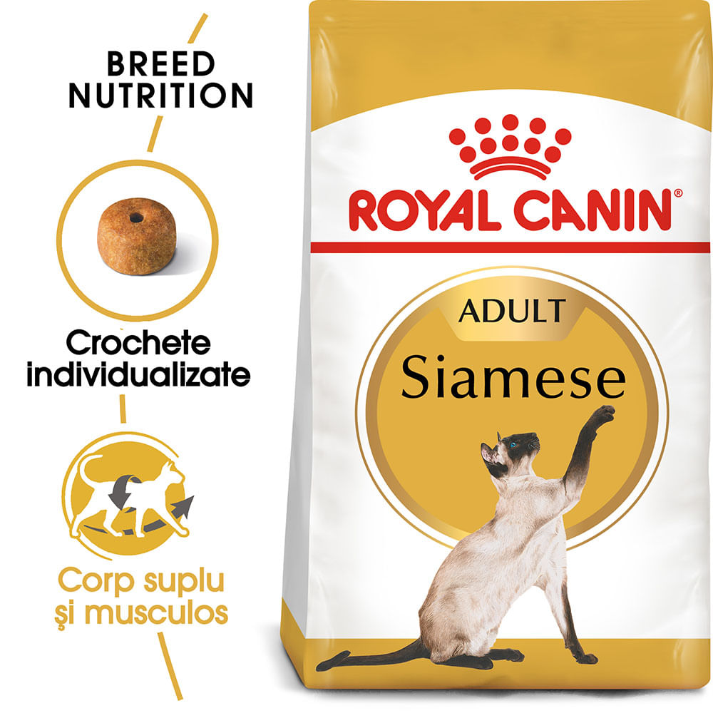 ROYAL CANIN Siamese Adult, hrană uscată pisici, 2kg - 1 | YEO