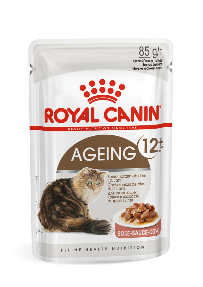 ROYAL CANIN Ageing 12+, hrană umedă pisici senior, (în sos), 85g