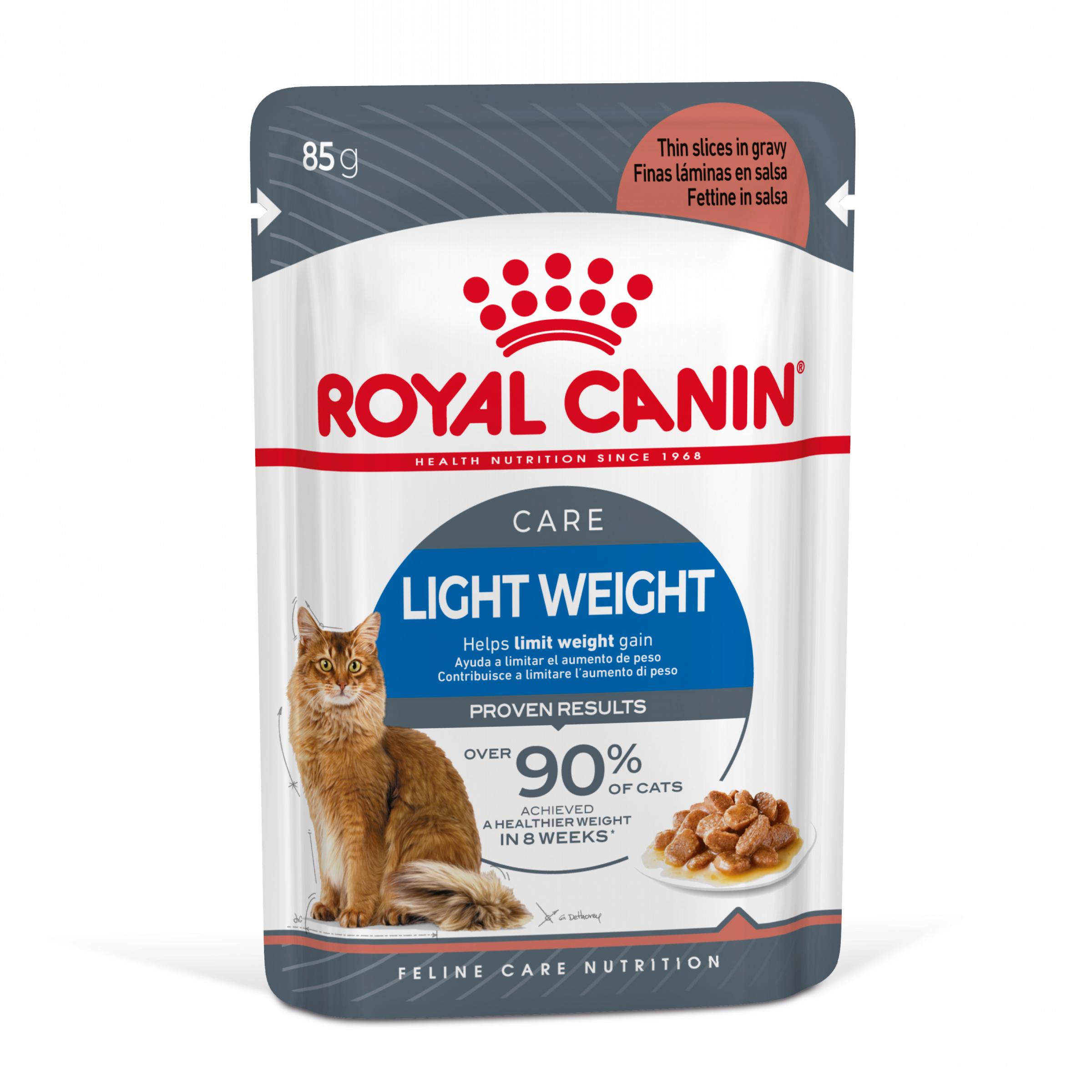 ROYAL CANIN Light Weight Care Adult, hrană umedă pisici, limitarea creșterii în greutate, (în sos), 85g - 2 | YEO