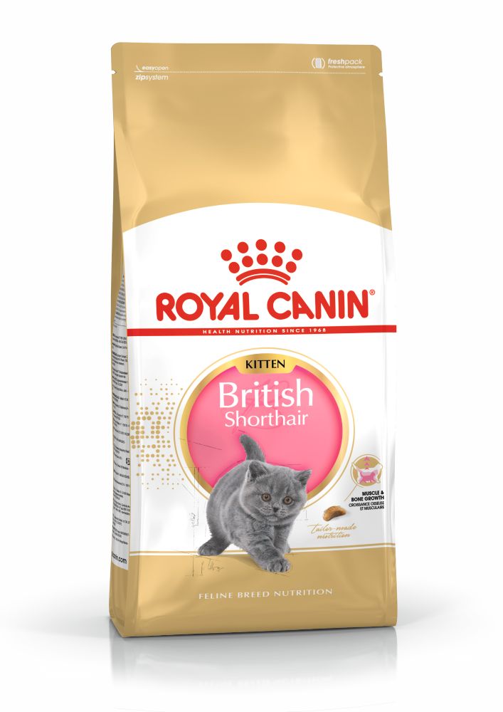 ROYAL CANIN British Shorthair Kitten, hrană uscată pisici junior, 400g - 2 | YEO