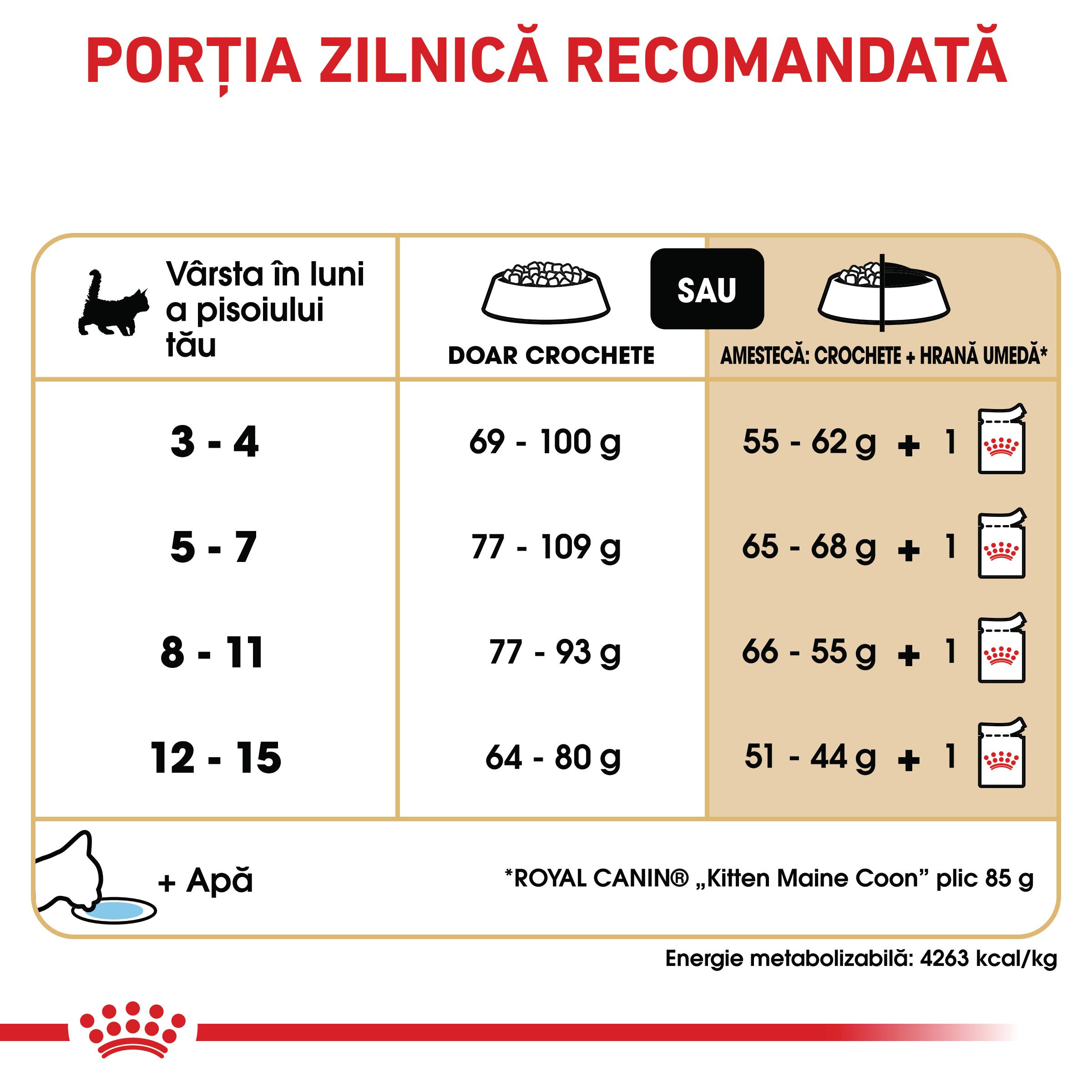 ROYAL CANIN Maine Coon Kitten, hrană uscată pisici junior, 2kg