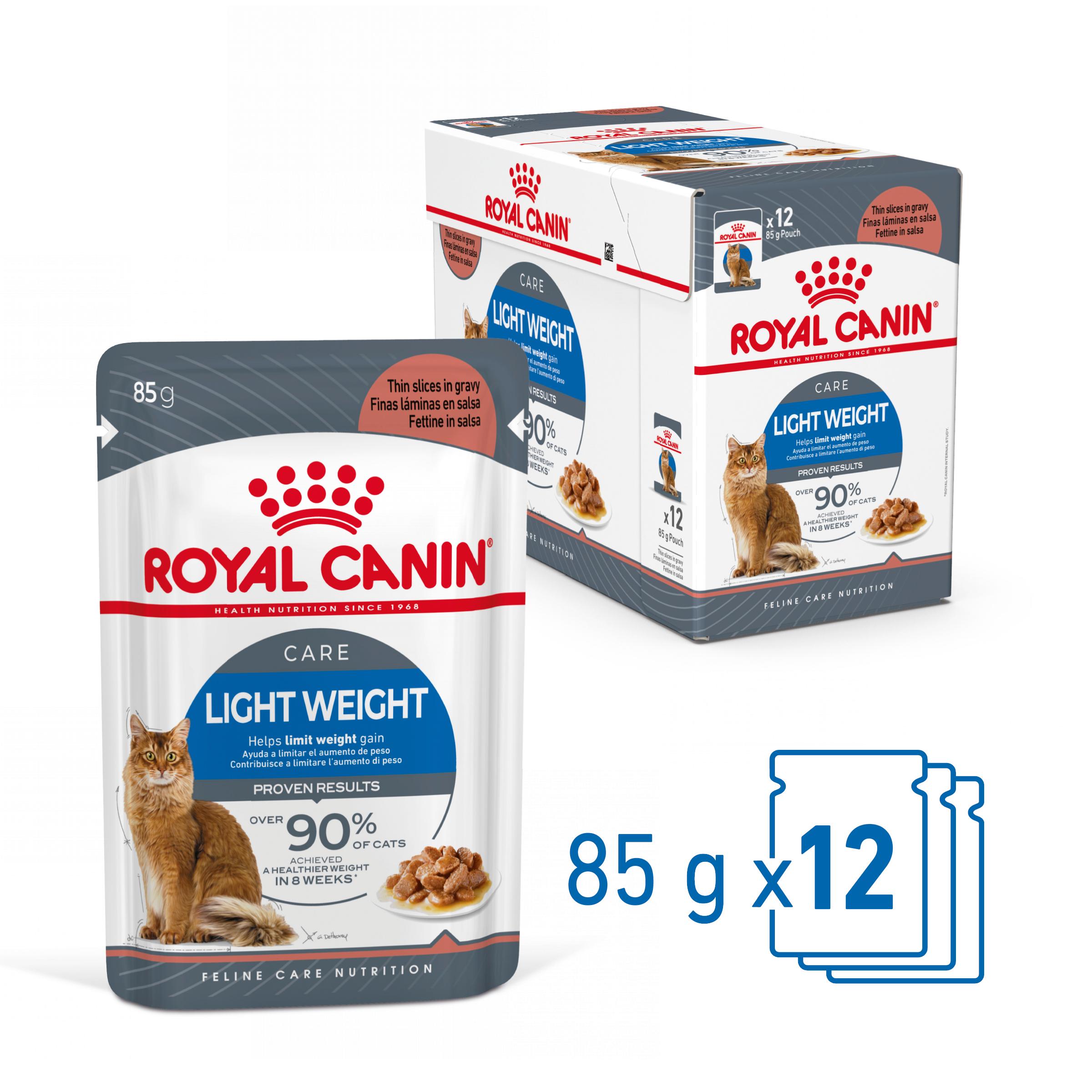 ROYAL CANIN Light Weight Care Adult, hrană umedă pisici, limitarea creșterii în greutate, (în sos), bax, 85g x 12buc - 2 | YEO