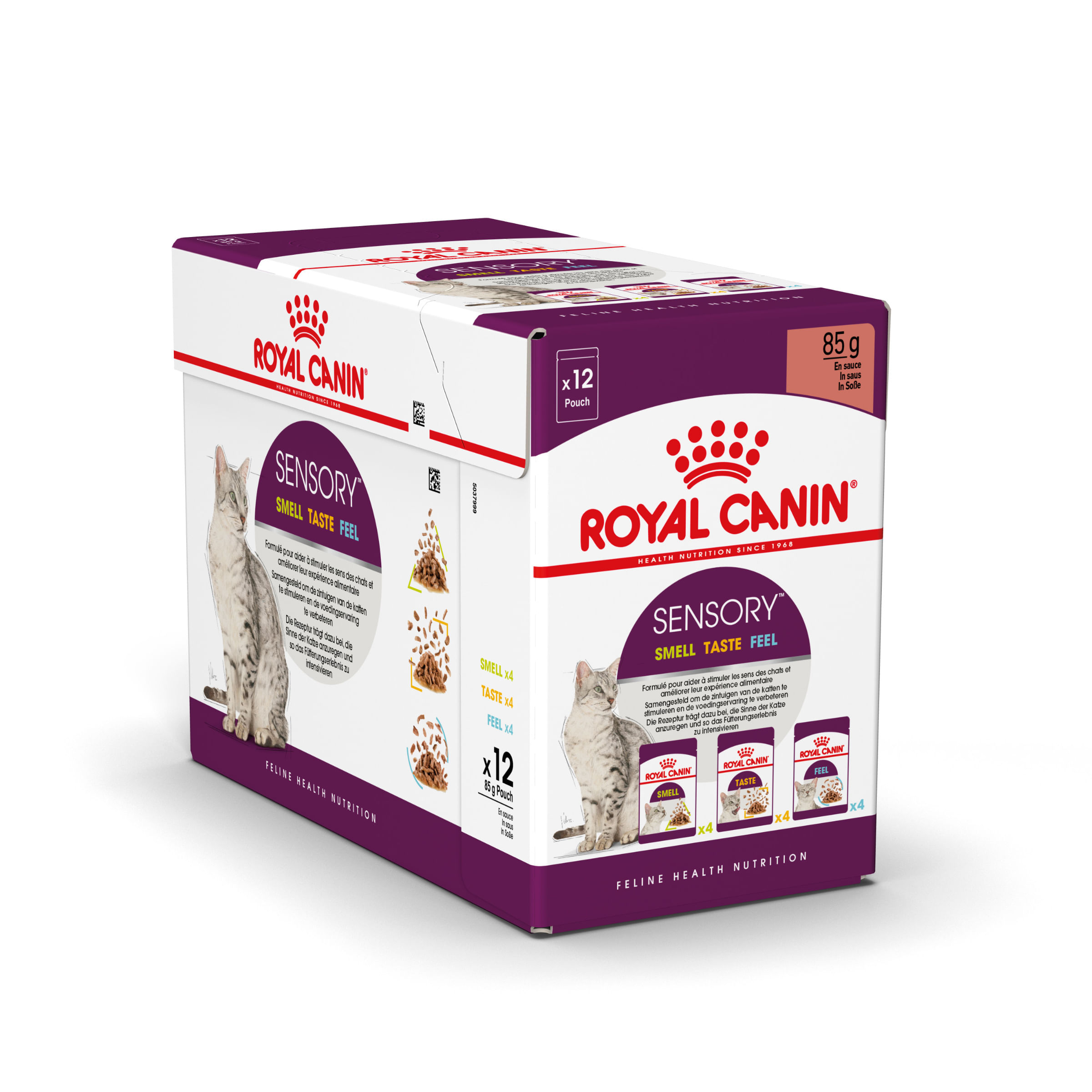 ROYAL CANIN Sensory hrană umedă pisici stimularea simțurilor (în sos), bax, 85g x 12buc - 2 | YEO