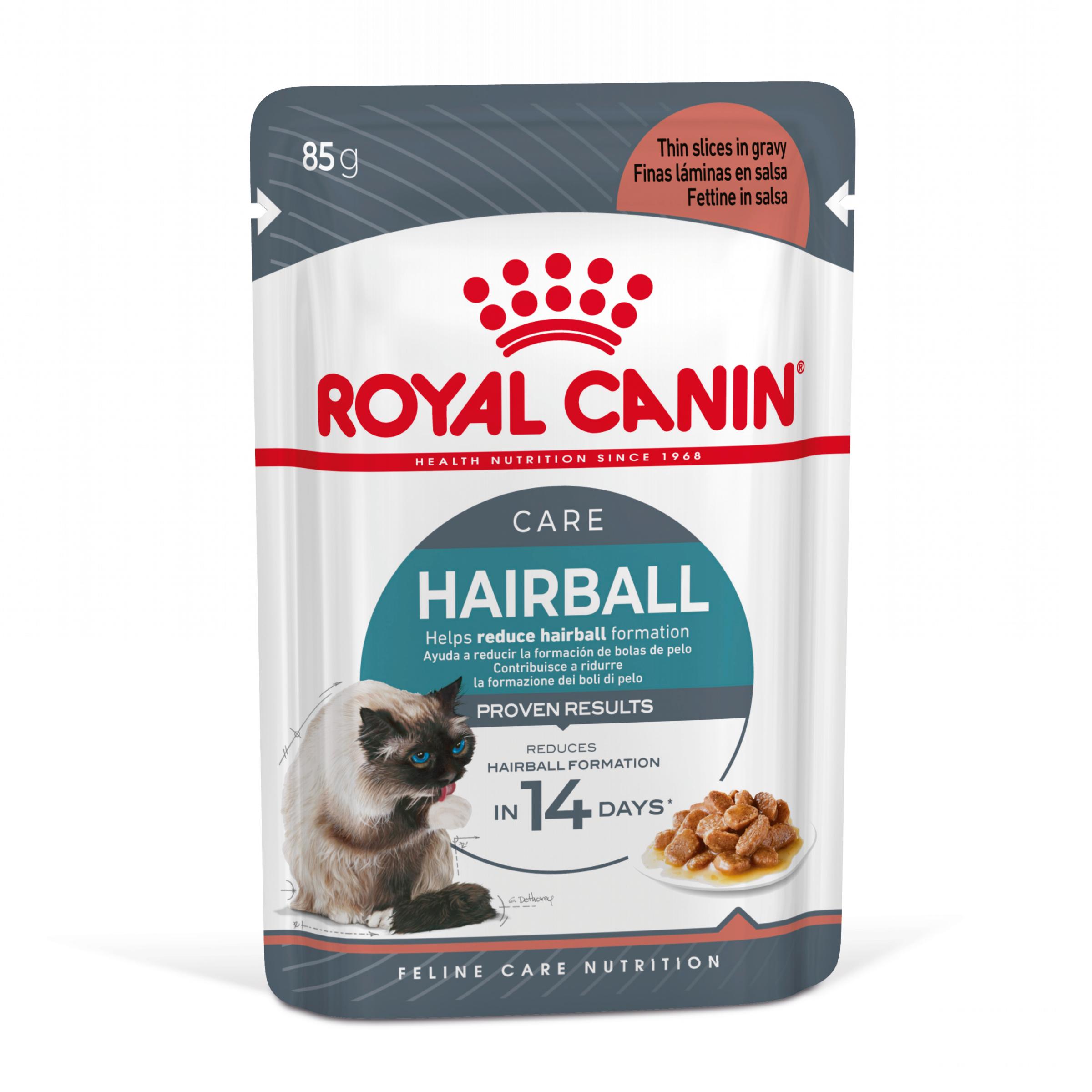 ROYAL CANIN Hairball Care Adult, hrană umedă pisici, limitarea ghemurilor de blană, (în sos), 85g - 2 | YEO